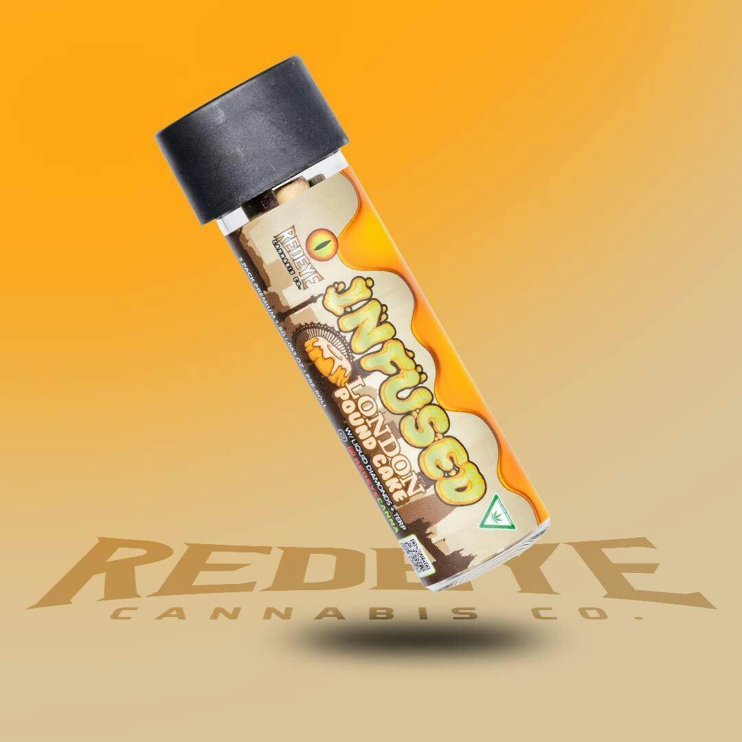 Redeye Cannabis: INFUSED London Pound Cake Pre-roll 1.2G - image 1