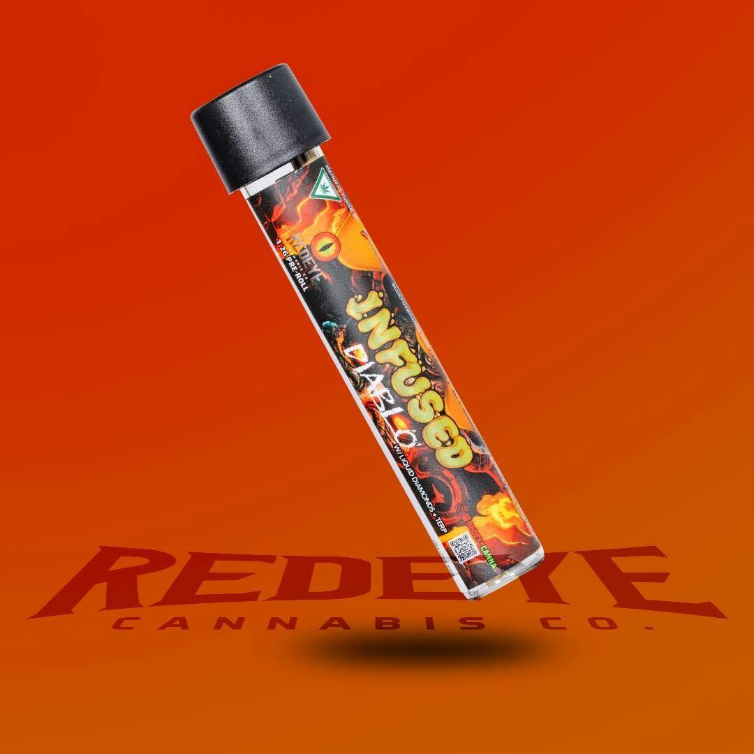 Redeye Cannabis: INFUSED Diablo Pre-roll 3PK 1.8G - image 1