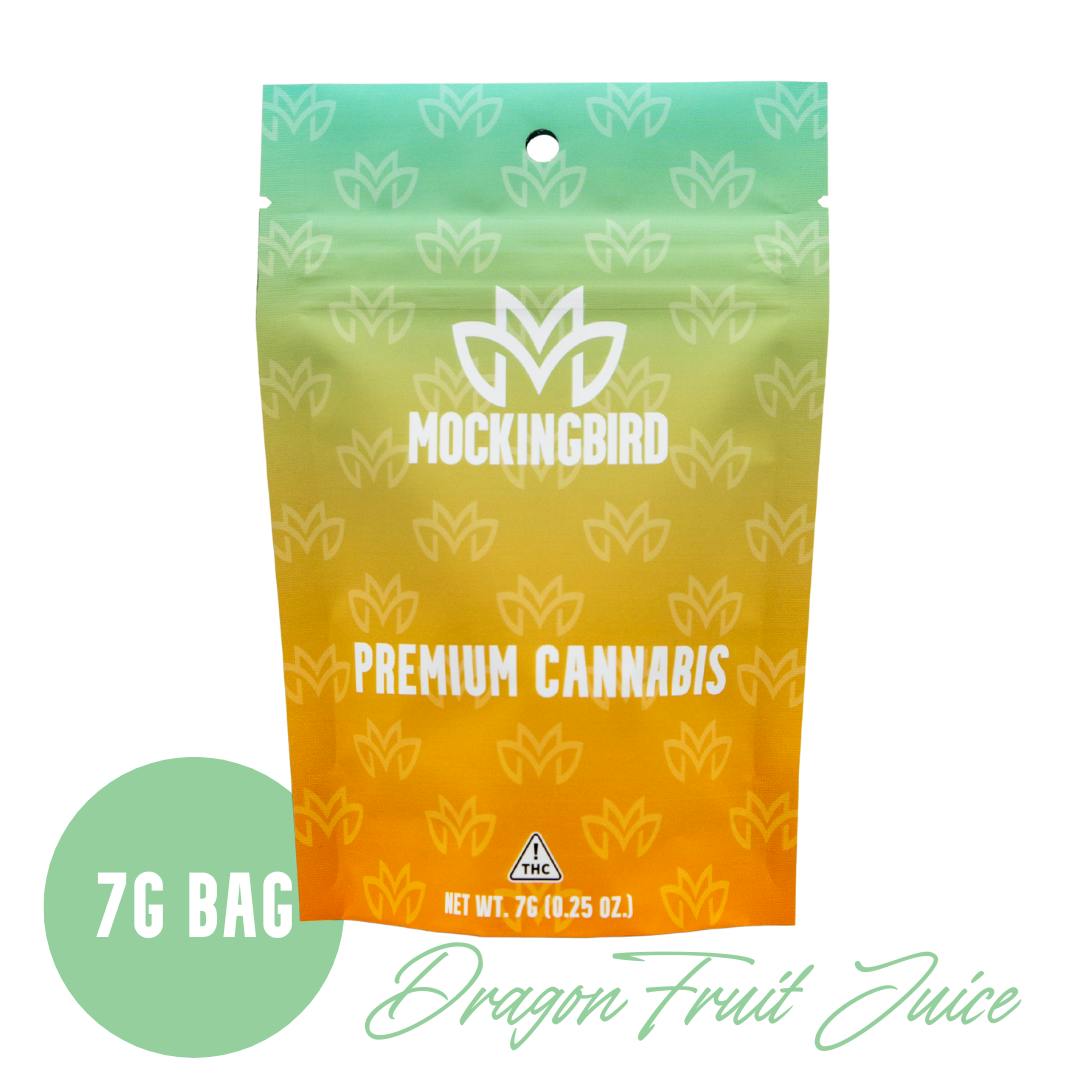 Mockingbird Premium Flower: Dragon Fruit Juice 7g bag - image 1