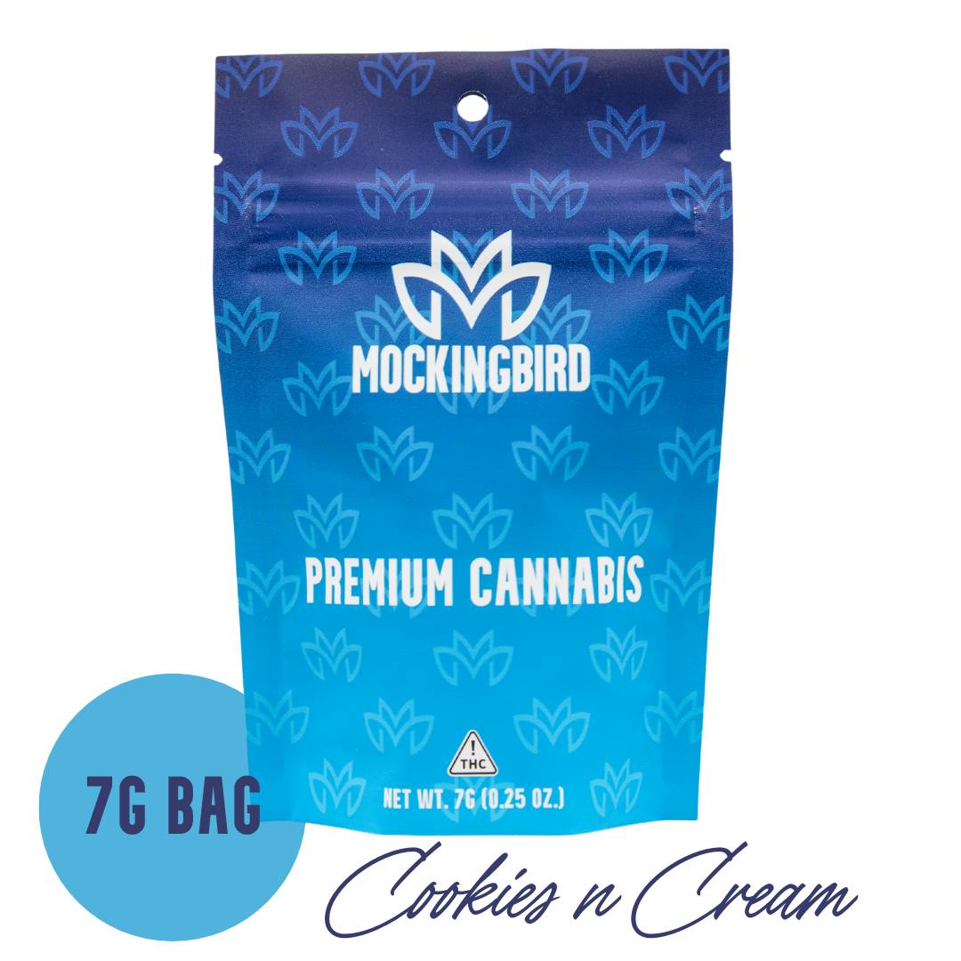 Mockingbird Premium Flower: Cookies n Cream 7g bag - image 1