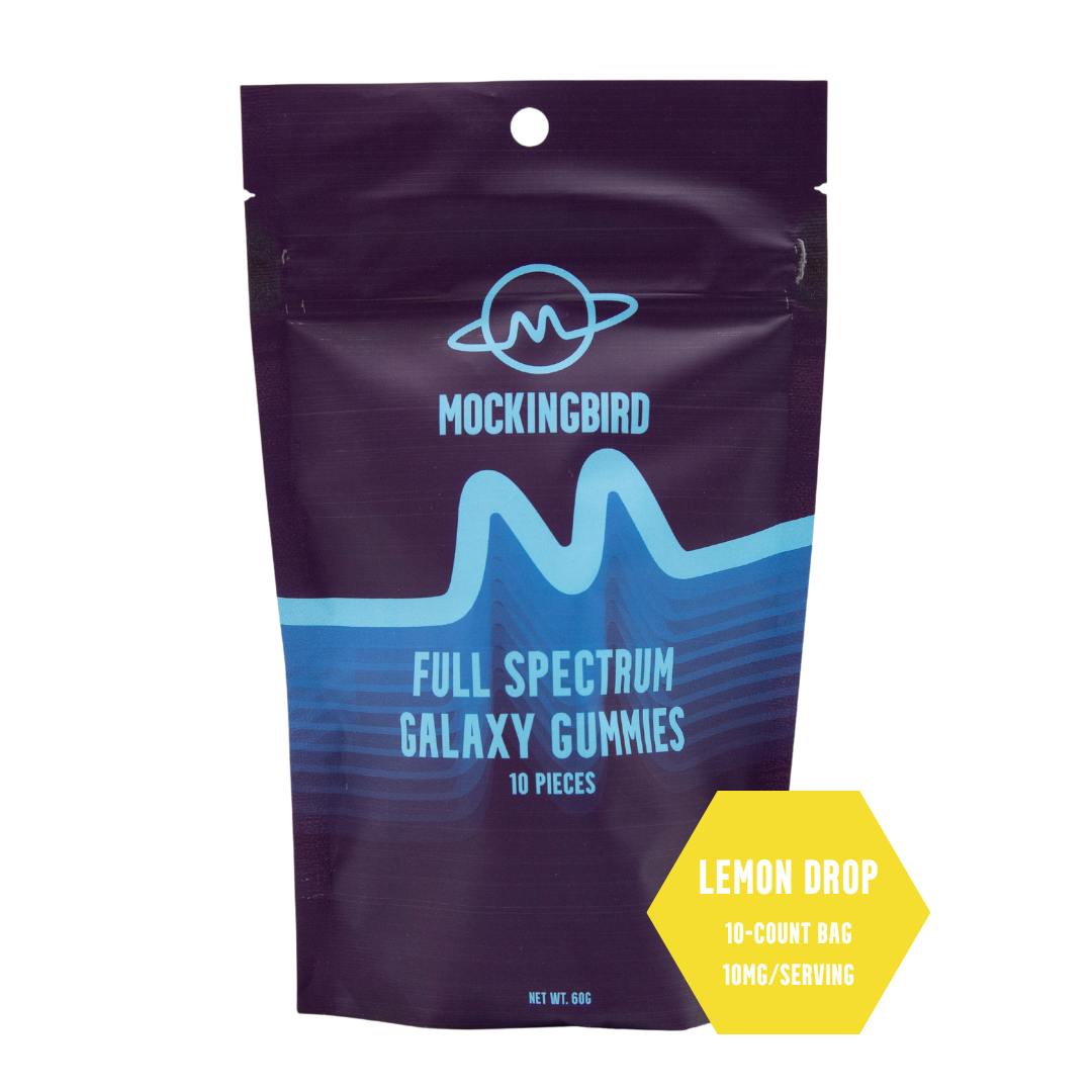 Mockingbird Full Spectrum Gummies: Lemon Drop 100mg-10pk - image 1