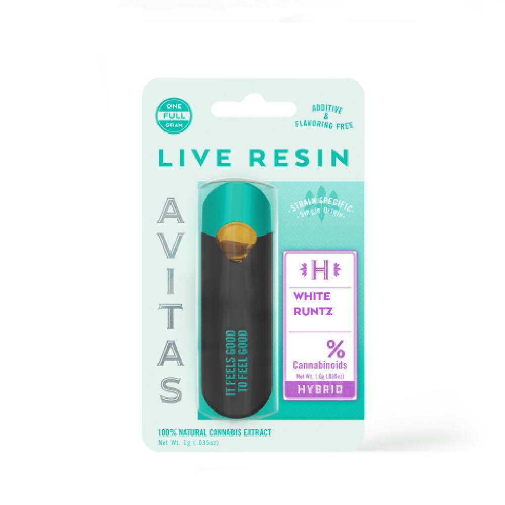 White Runtz Live Resin All In One 1g - image 1