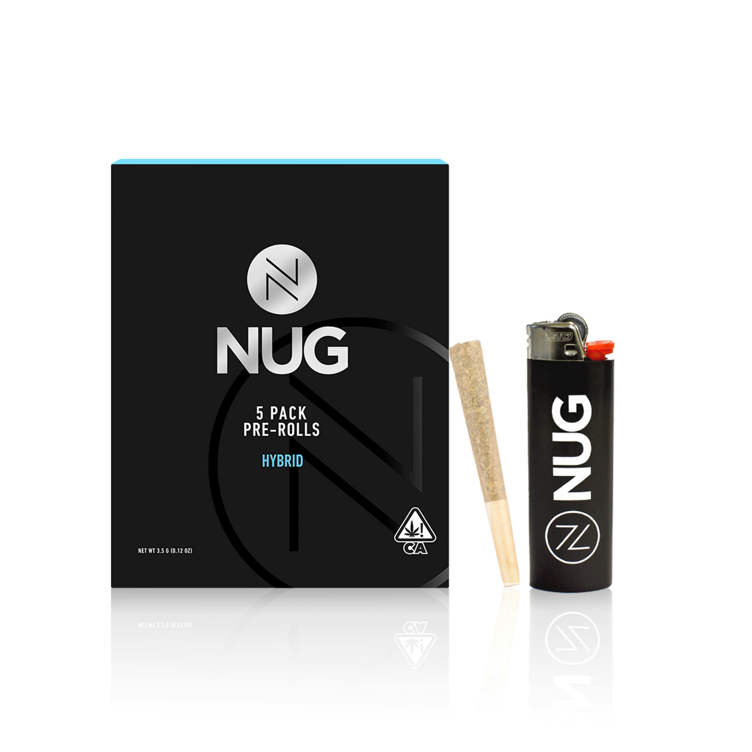 NUG Preroll 5pk w/Lighter - Black Cherry Gelato - image 1