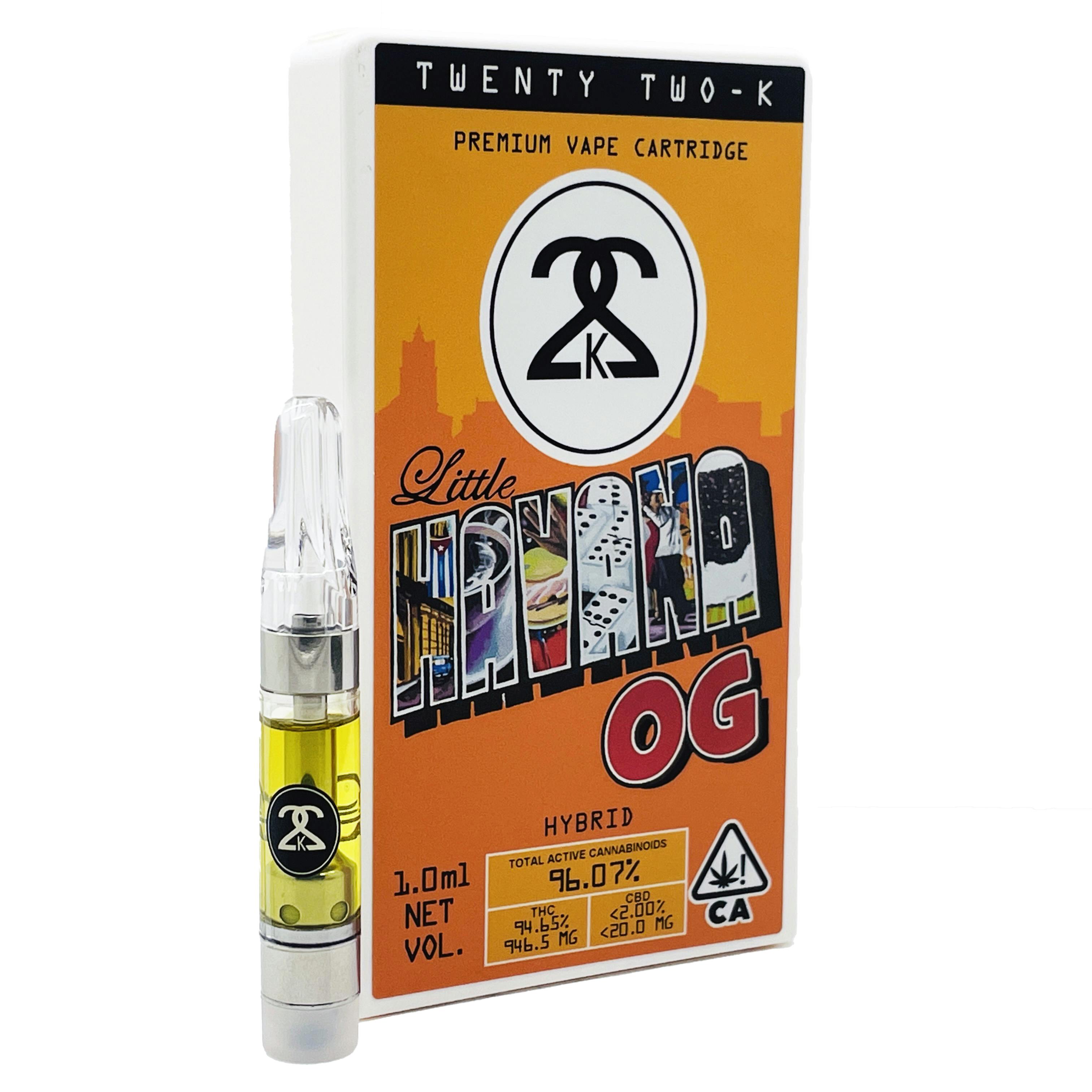 22K - Little Havana OG - 1.0ml Cartridge - image 1