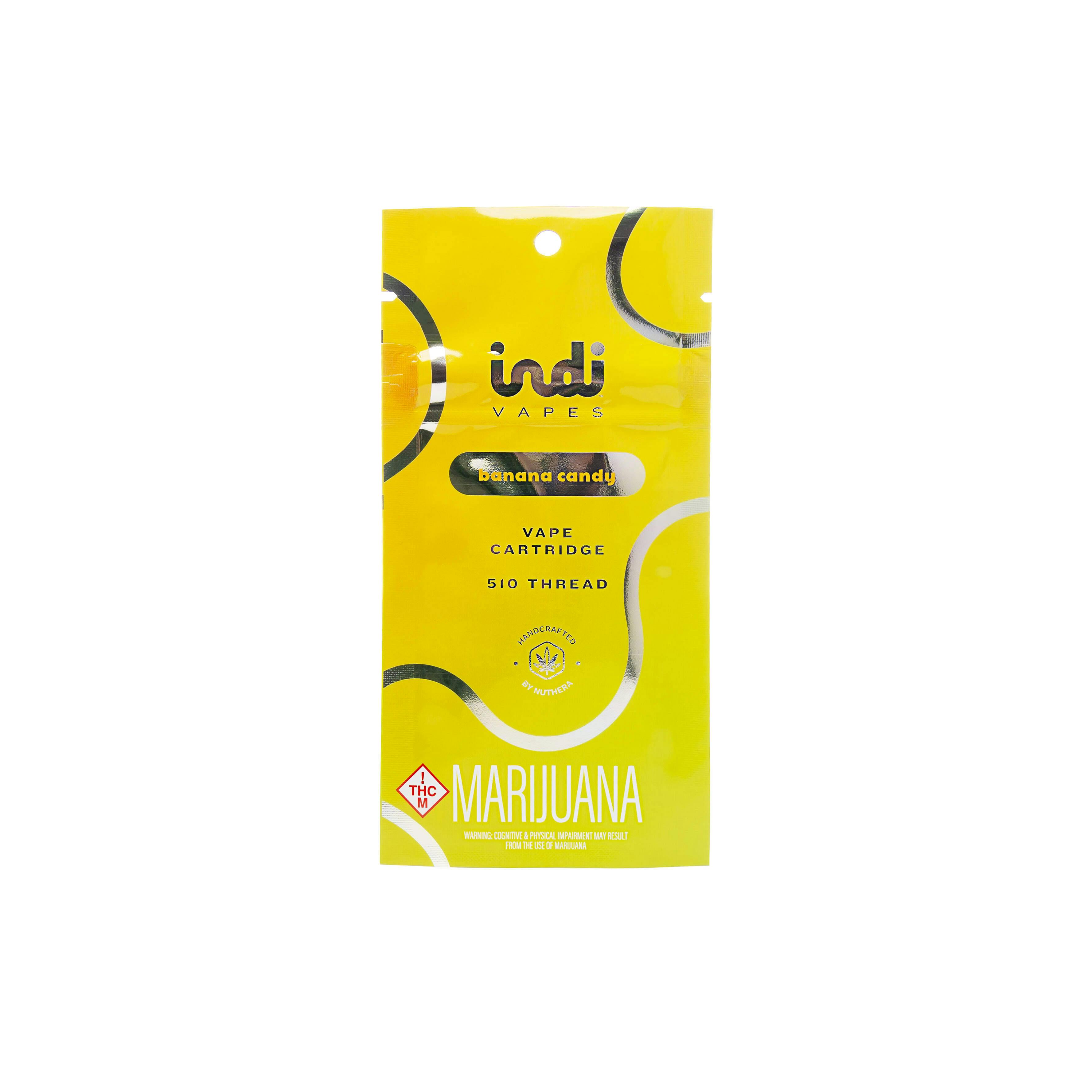 Indi 0.5g Banana Candy Vape Cartridge - image 1