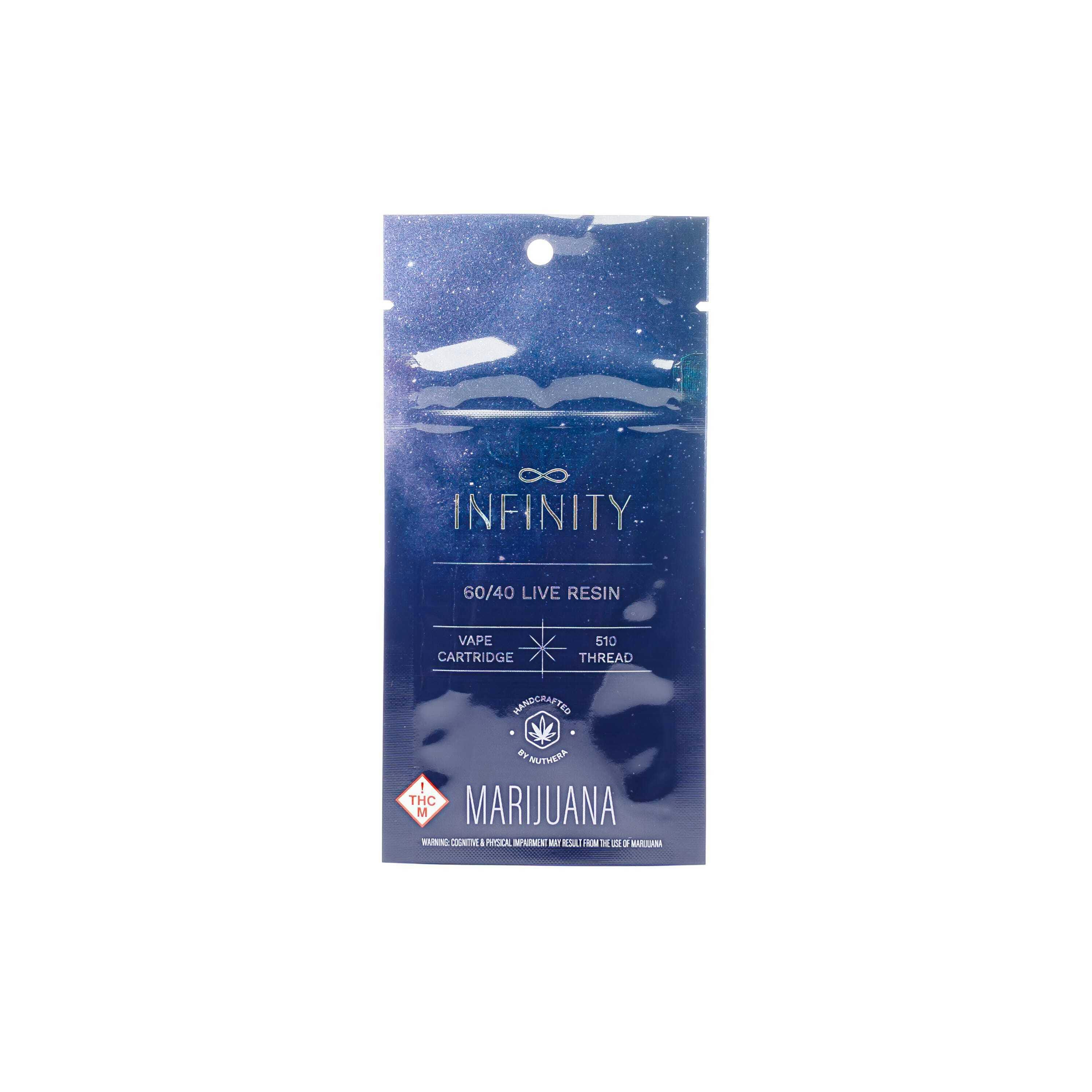 Infinity 60/40 Distillate - LRO 0.5g Vape Cartridge - image 1