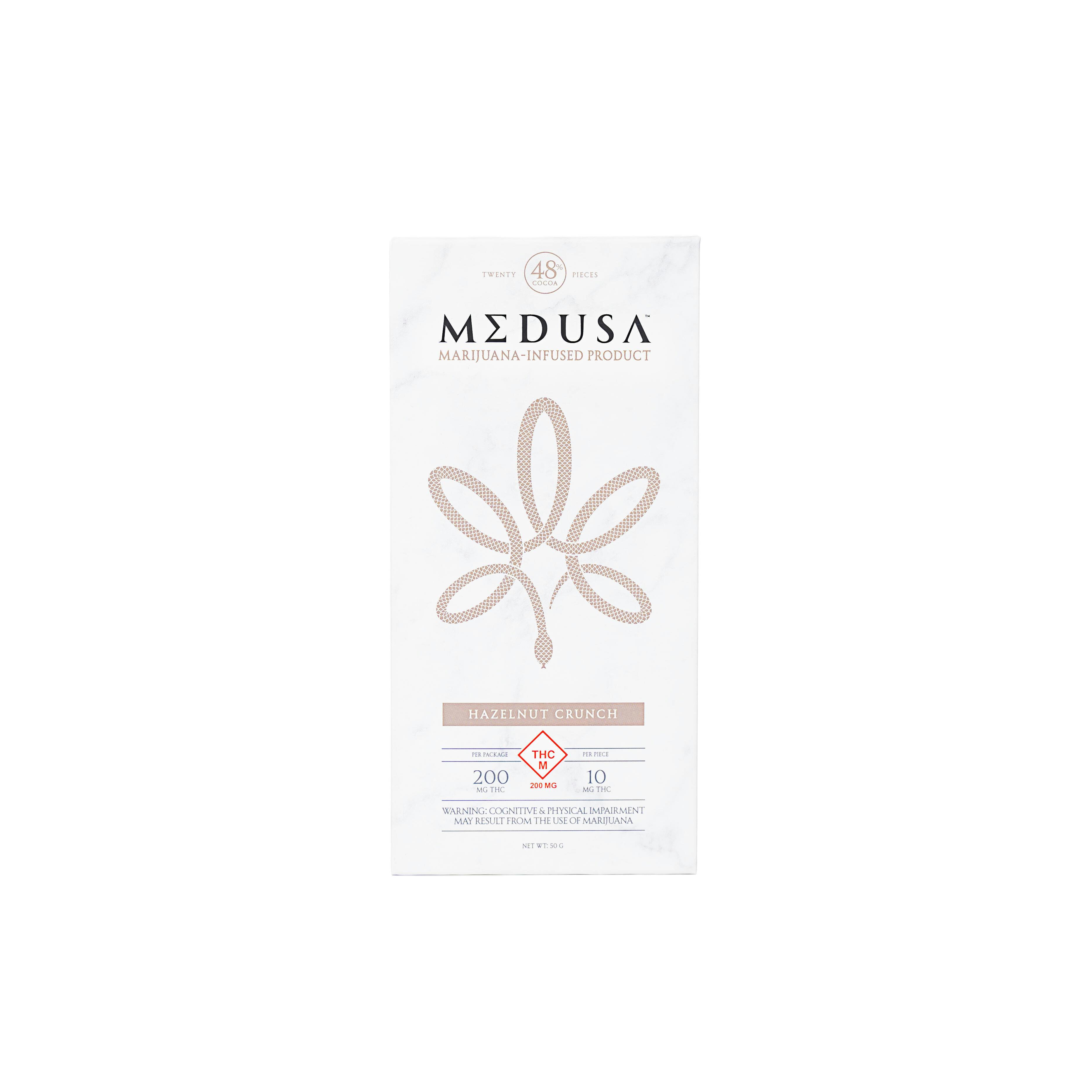 Medusa Hazelnut Crunch 200mg Chocolate Bar - image 1