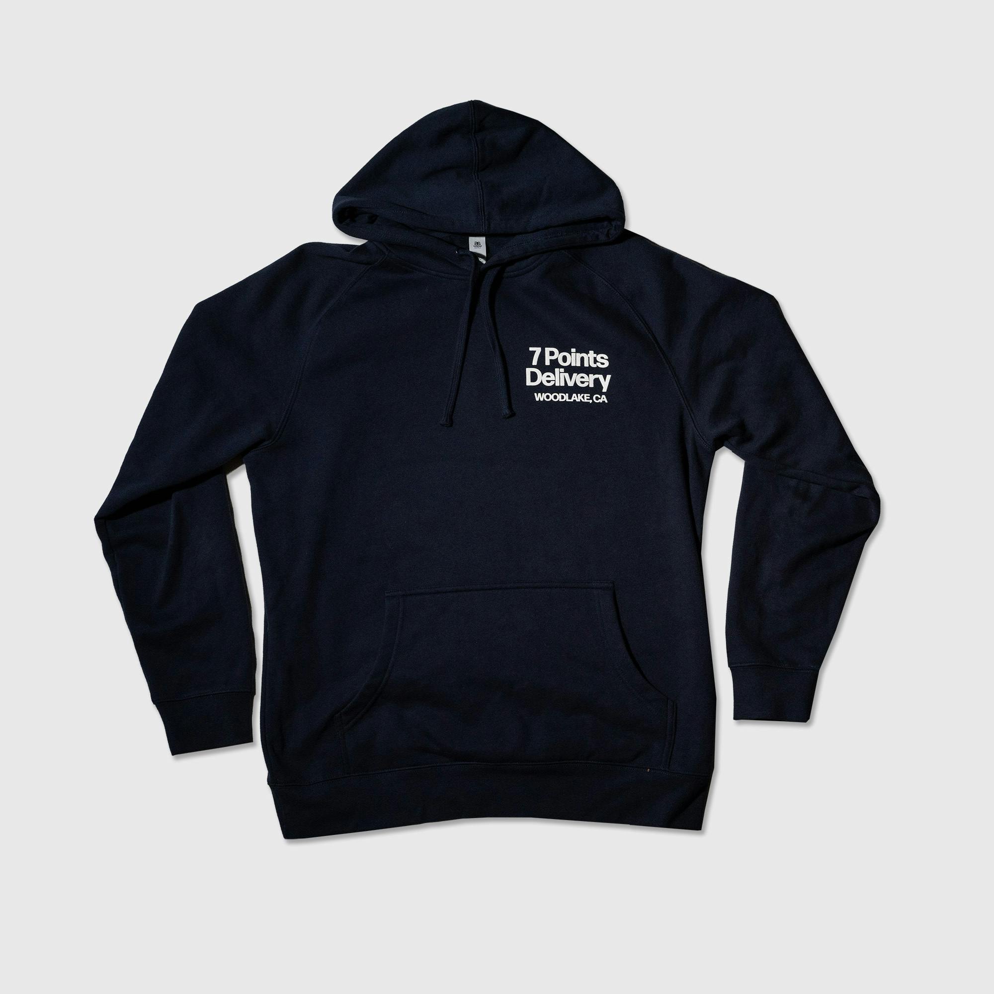 7POINTS | NAVY DELIVERY HOODIE | XX-LARGE - image 2