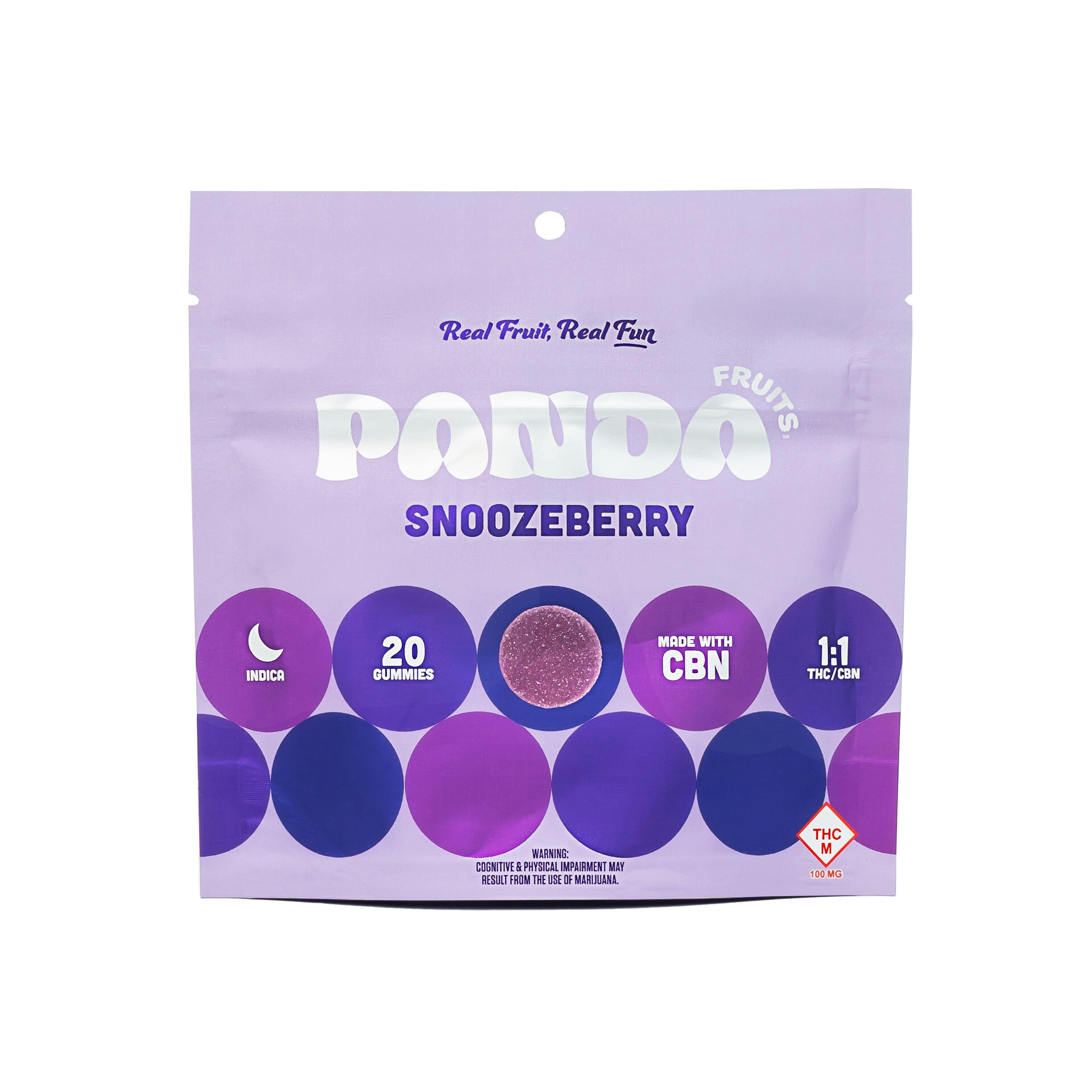 Panda Fruits Snoozeberry 100mg THC : 100mg CBN - image 1