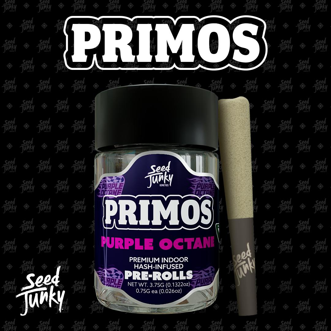 PRIMOS- HASH INFUSED- PURPLE OCTANE - image 1