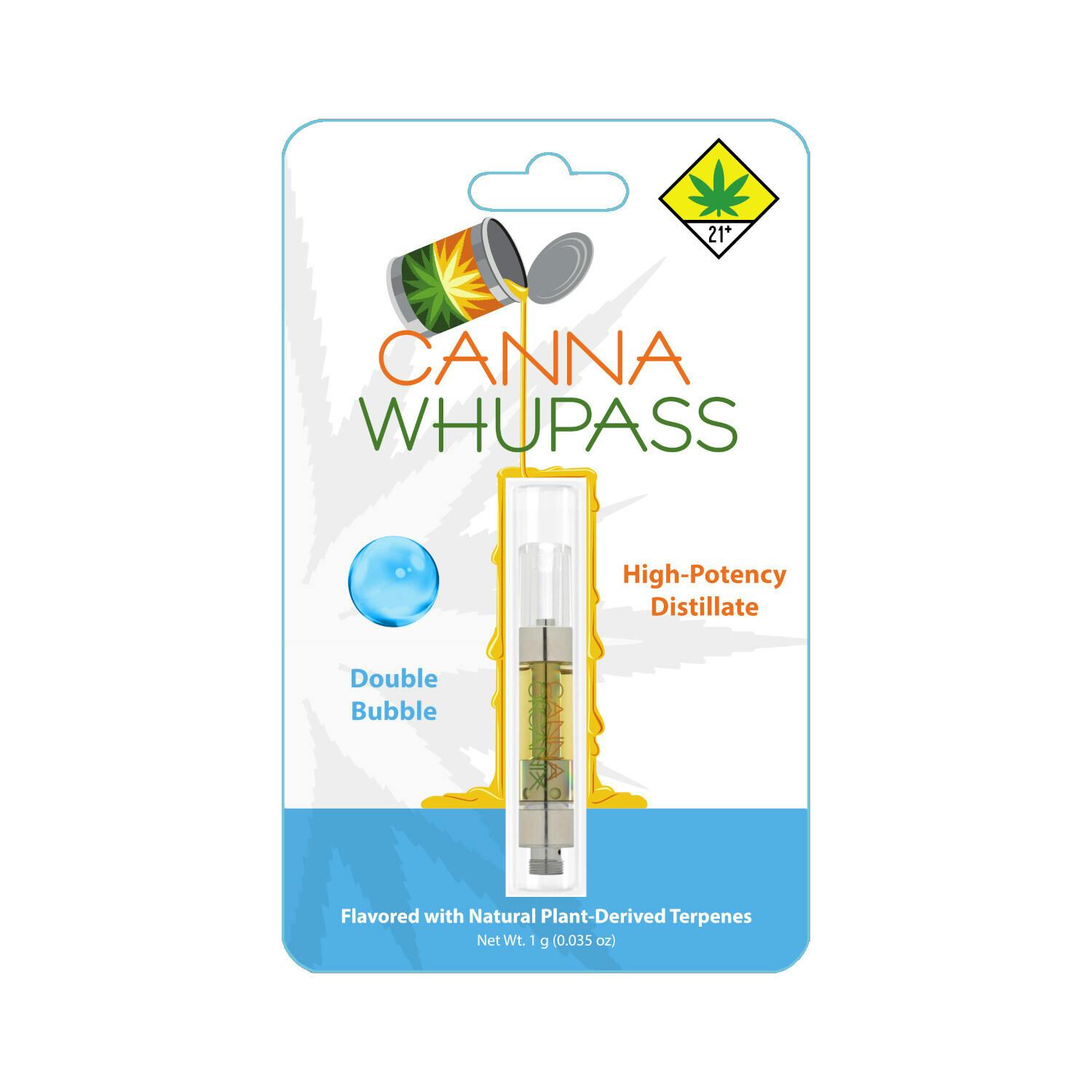 Double Bubble | Canna Whupass | Vape Cartridge | 1g - image 1