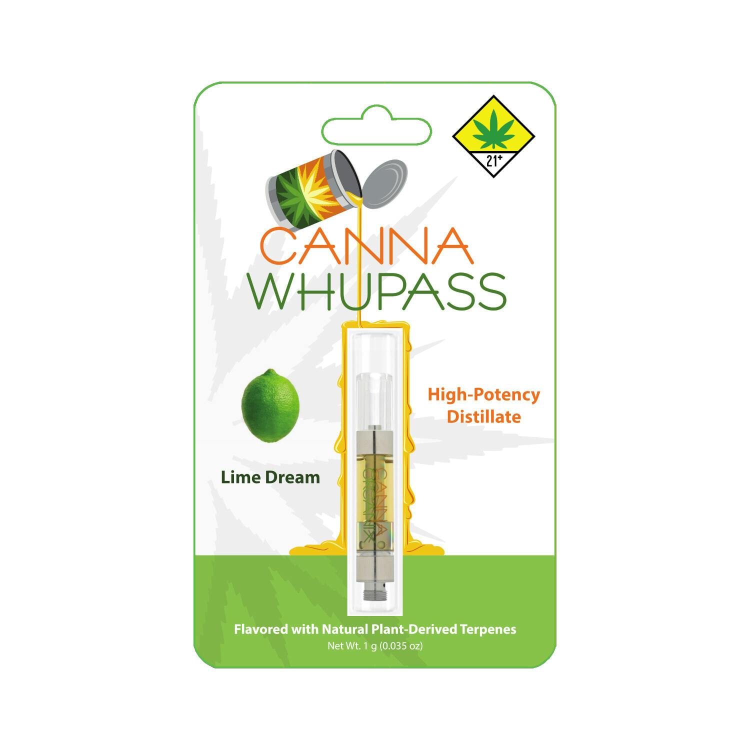 Lime Dream | Canna Whupass | Vape Cartridge | 1g - image 1