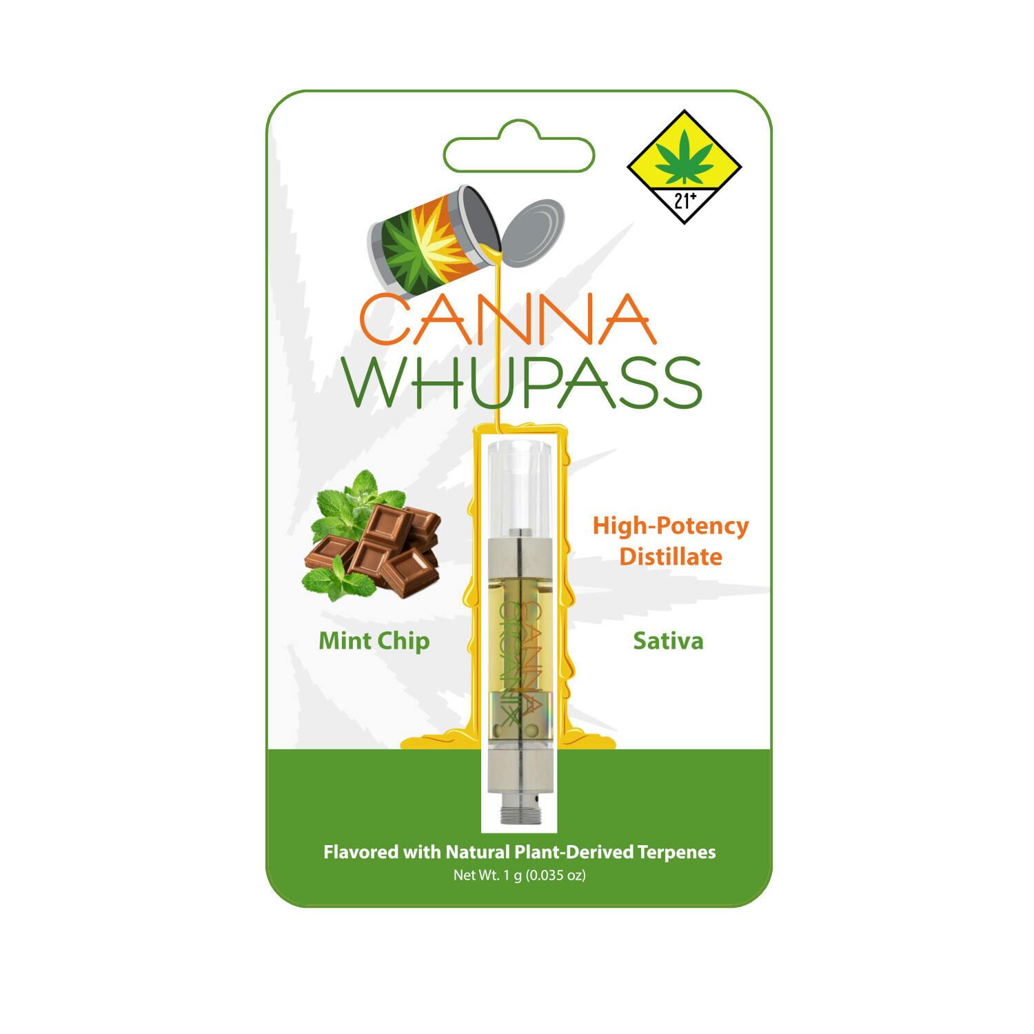 Mint Chip | Canna Whupass | Vape Cartridge | 1g - image 1