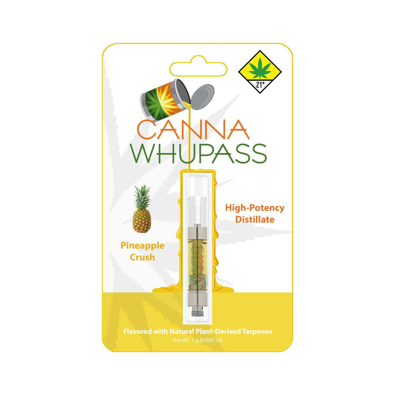 Pineapple Crush | Canna Whupass | Vape Cartridge | 1g - image 1