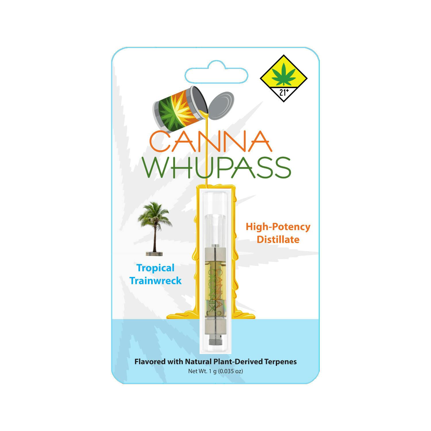 Tropical Trainwreck | Canna Whupass | Vape Cartridge | 1g - image 1