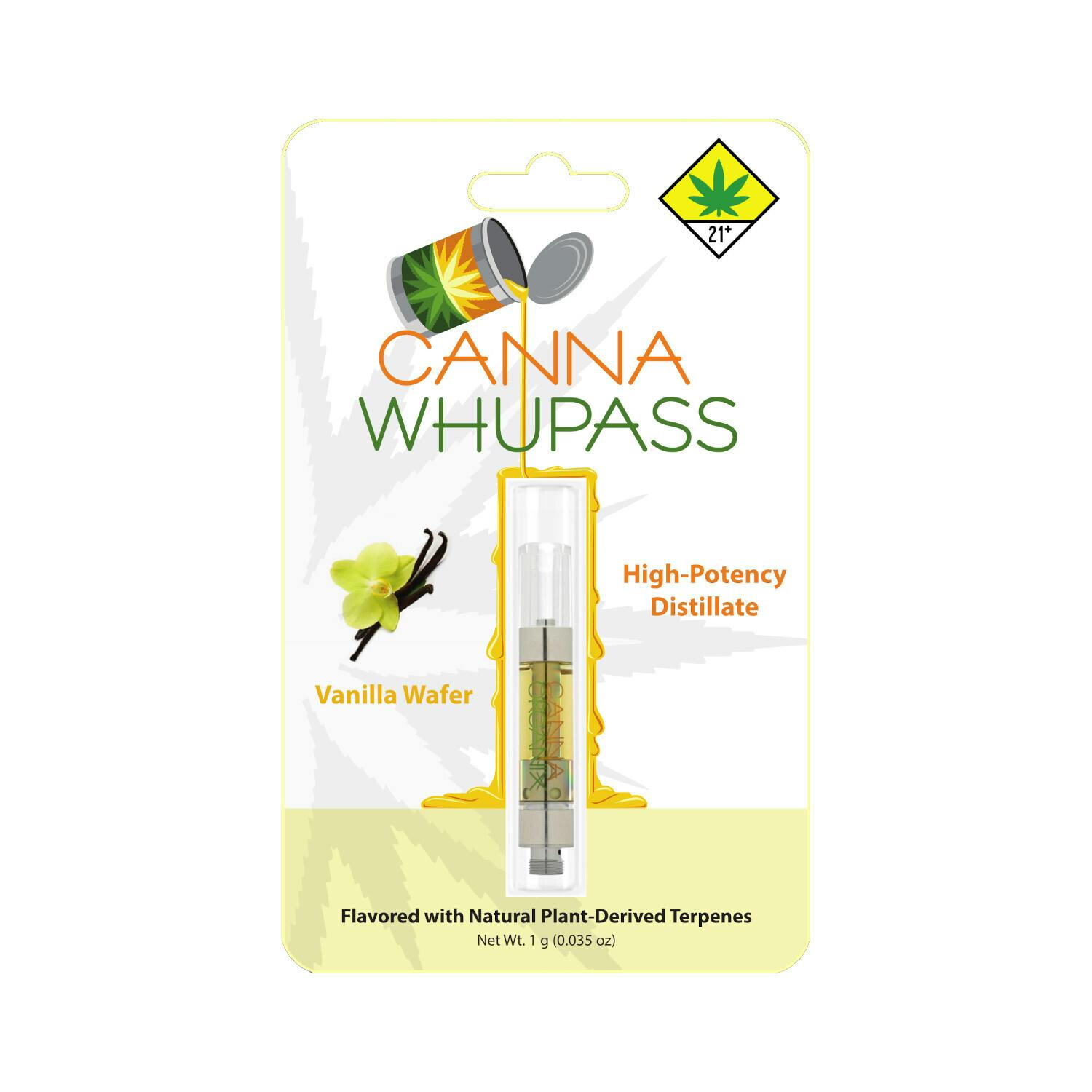 Vanilla Wafer | Canna Whupass | Vape Cartridge | 1g - image 1