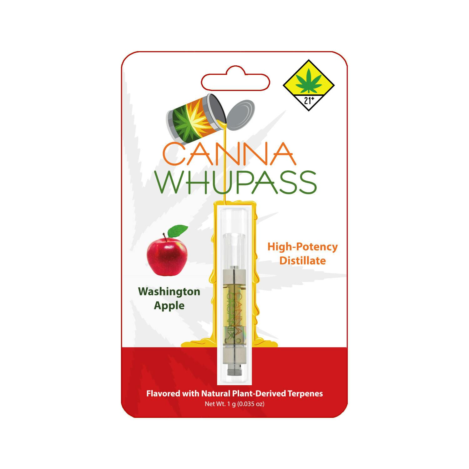 Washington Apple | Canna Whupass | Vape Cartridge | 1g - image 1
