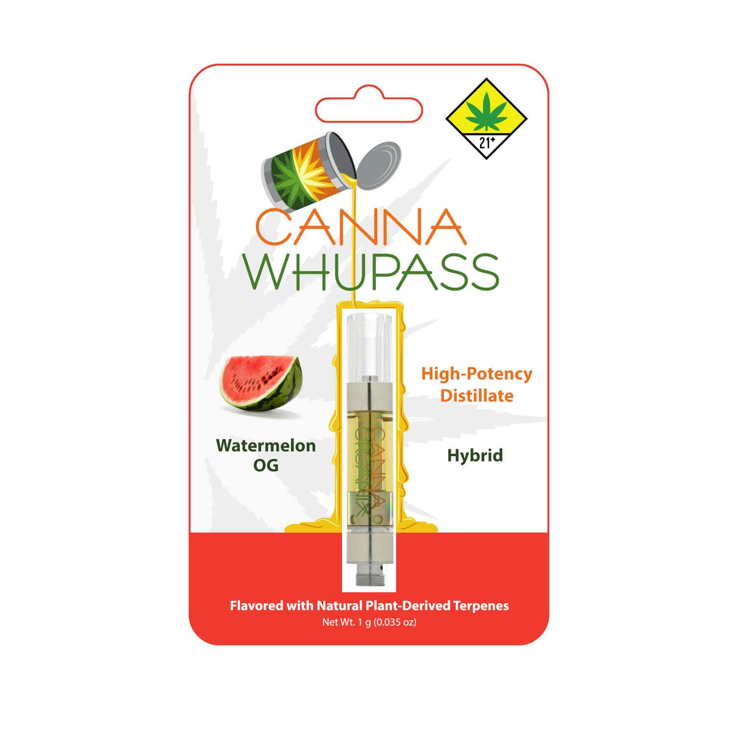 Watermelon OG | Canna Whupass | Vape Cartridge | 1g - image 1