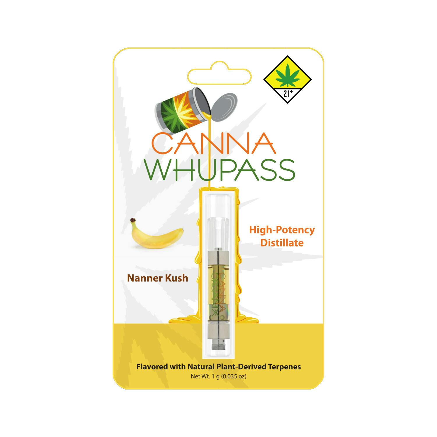 Nanner Kush | Canna Whupass | Vape Cartridge | 1g - image 1