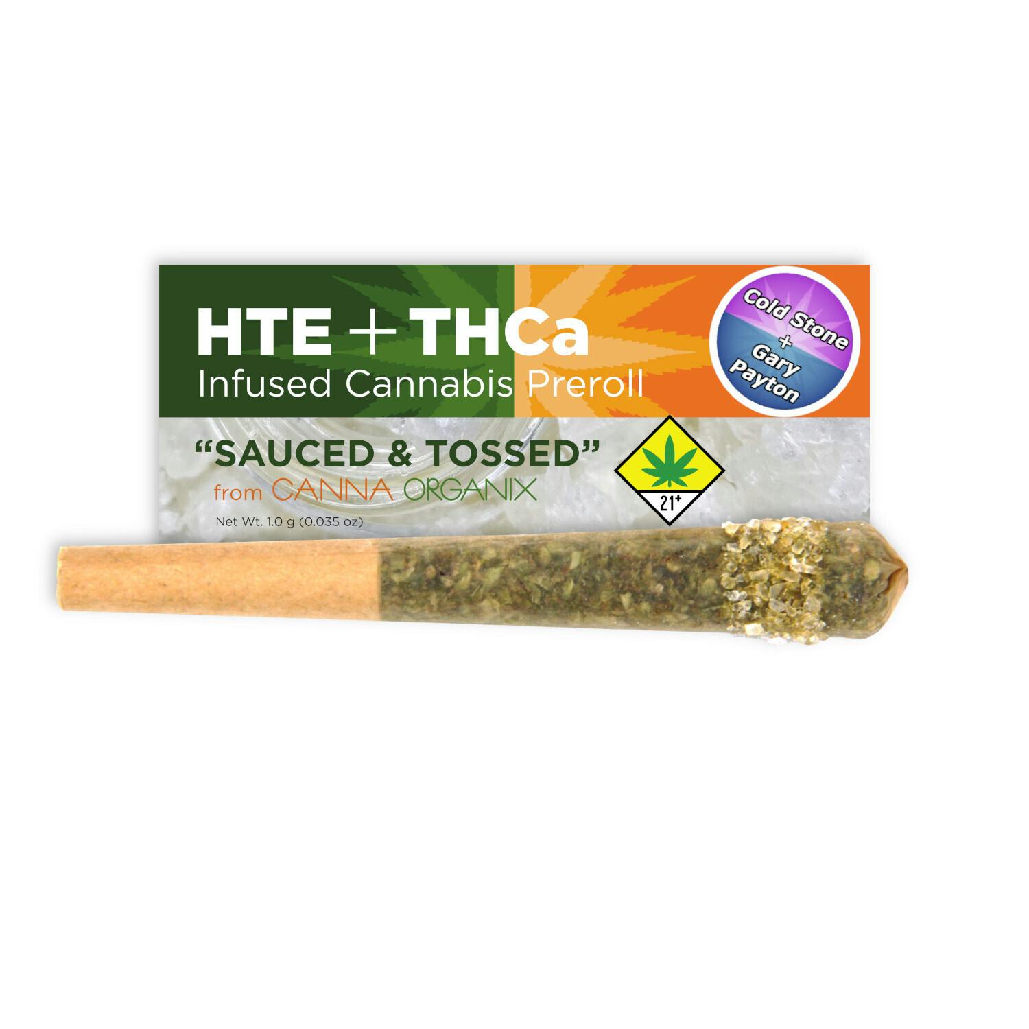 Coldstone x Gary Payton | Sauced n Tossed | Infused Pre Roll | 1g - image 1