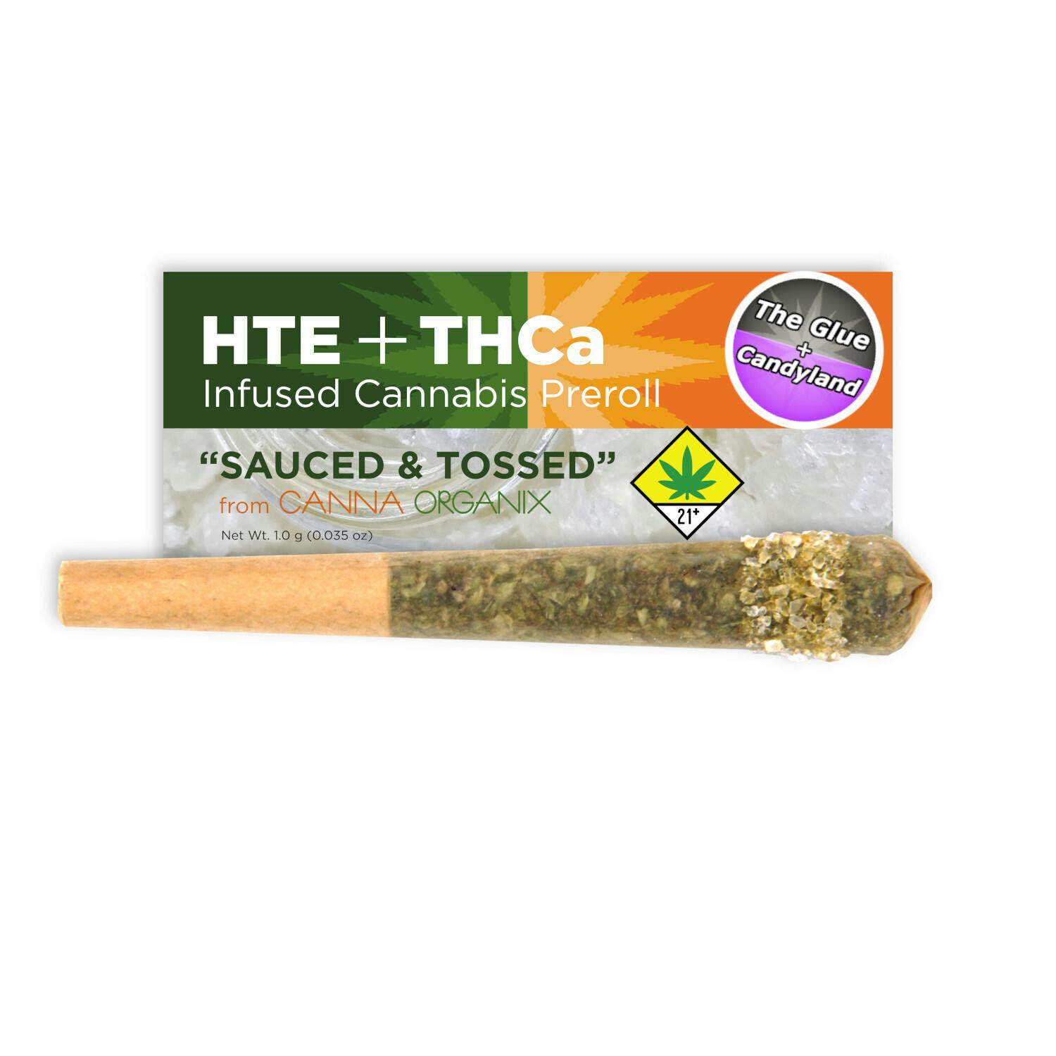 The Glue x CandyLand | Sauced n Tossed | Infused Pre Roll | 1g - image 1