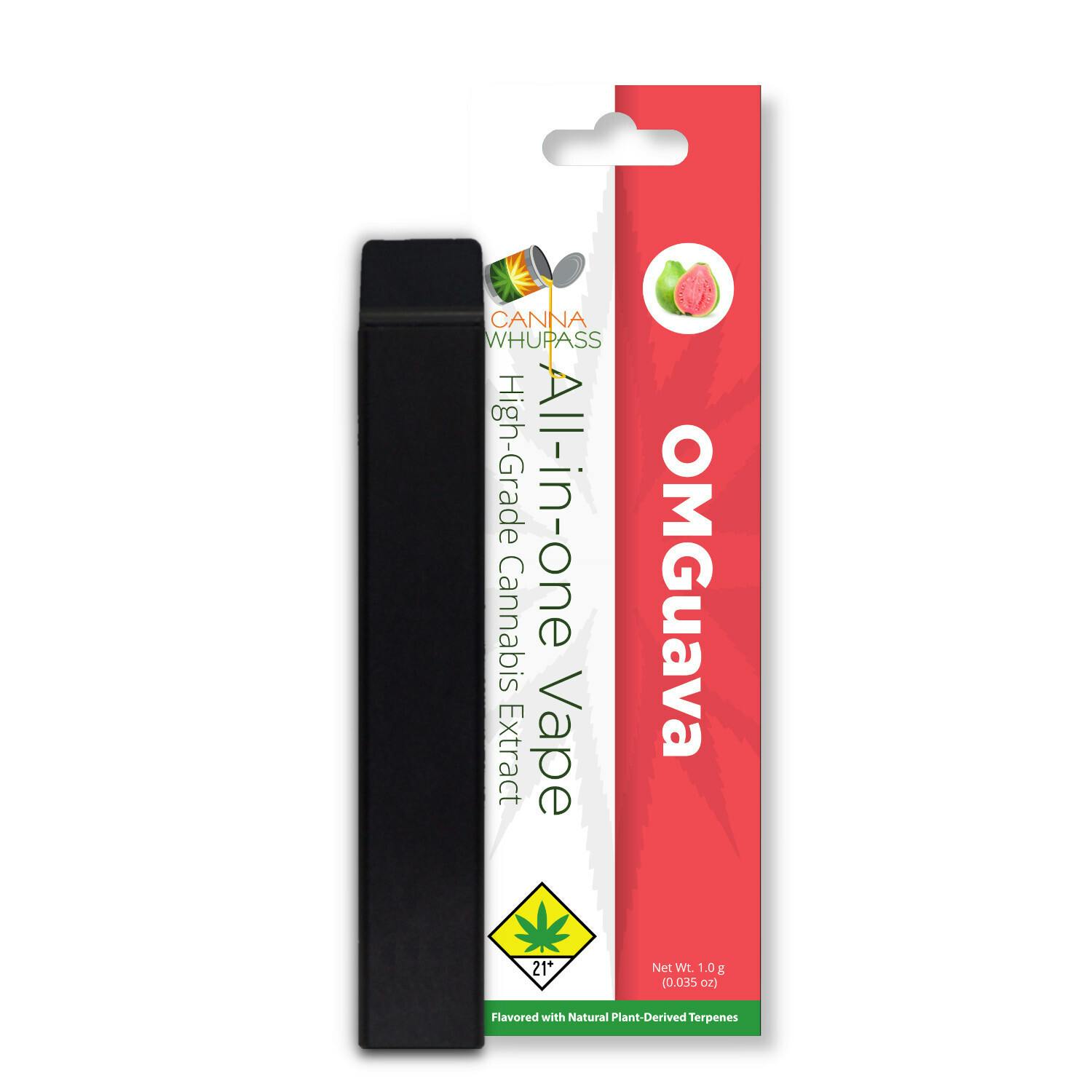 OMGUAVA | Canna Whupass | AIO Vape | 1g - image 1