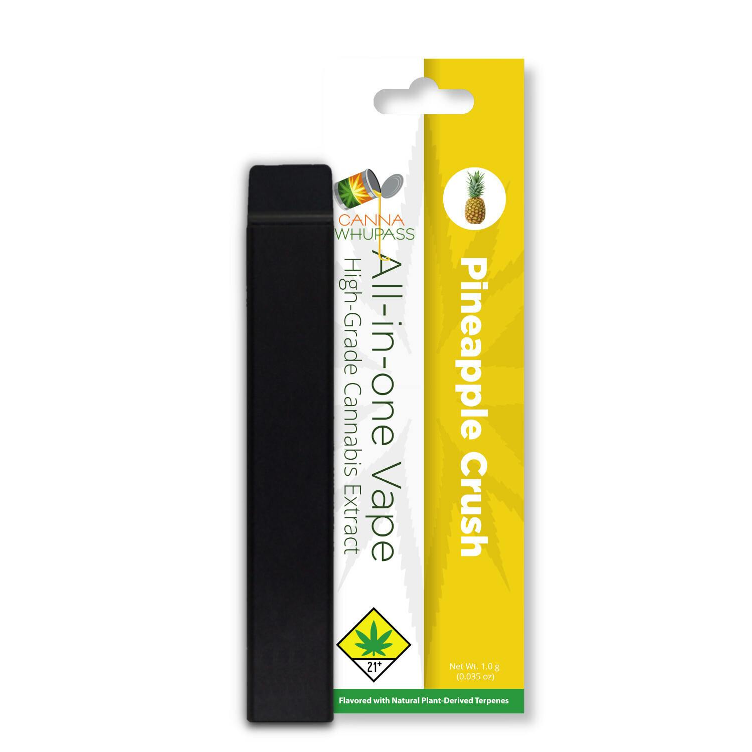 Pineapple Crush | Canna Whupass | AIO Vape | 1g - image 1