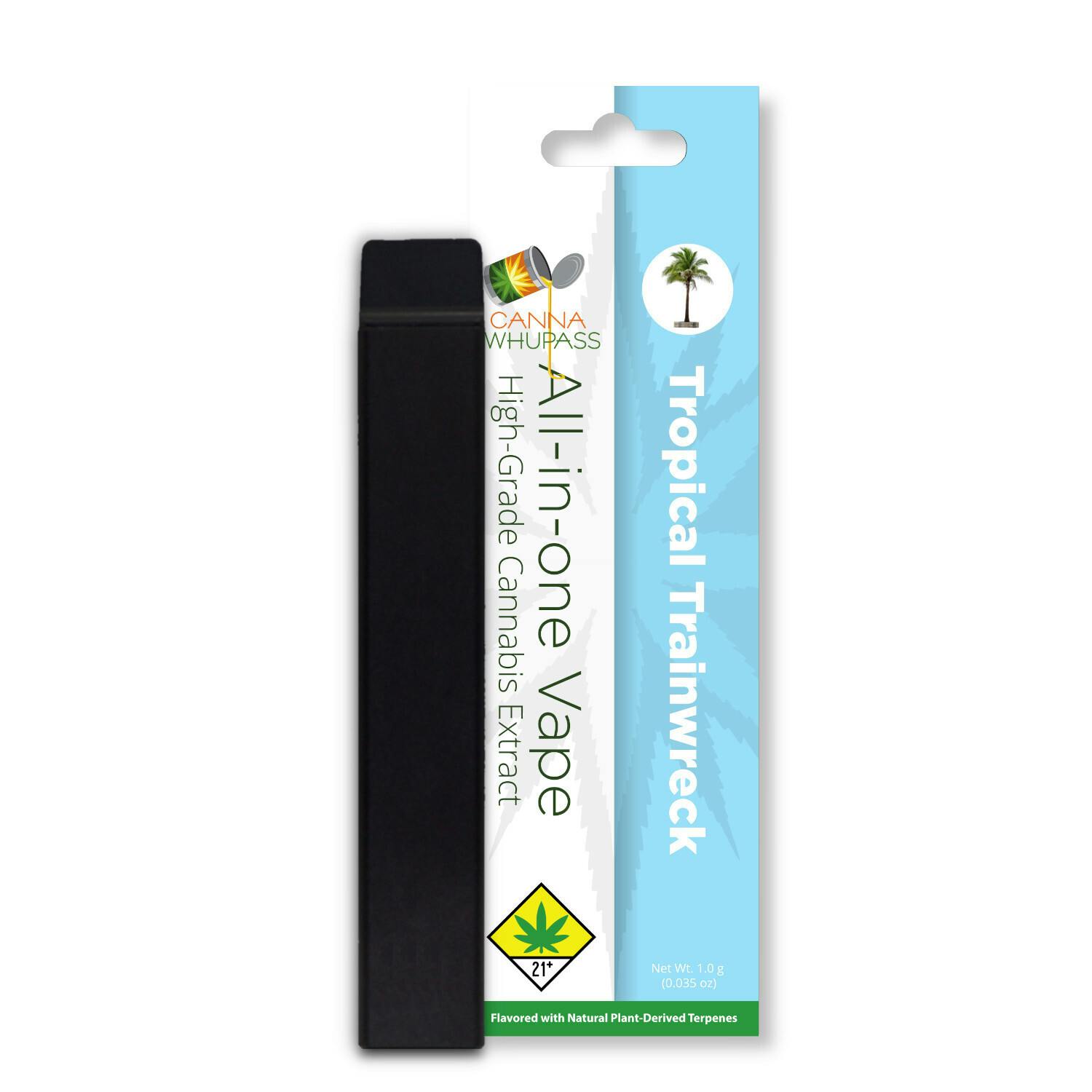 Tropical Trainwreck | Canna Whupass | AIO Vape | 1g - image 1