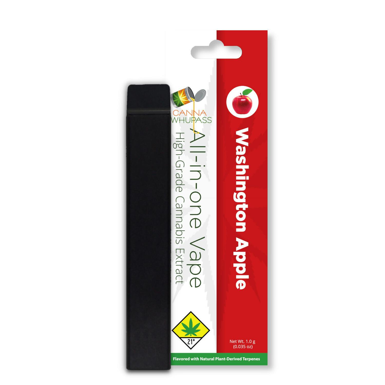 Washington Apple | Canna Whupass | AIO Vape | 1g - image 1