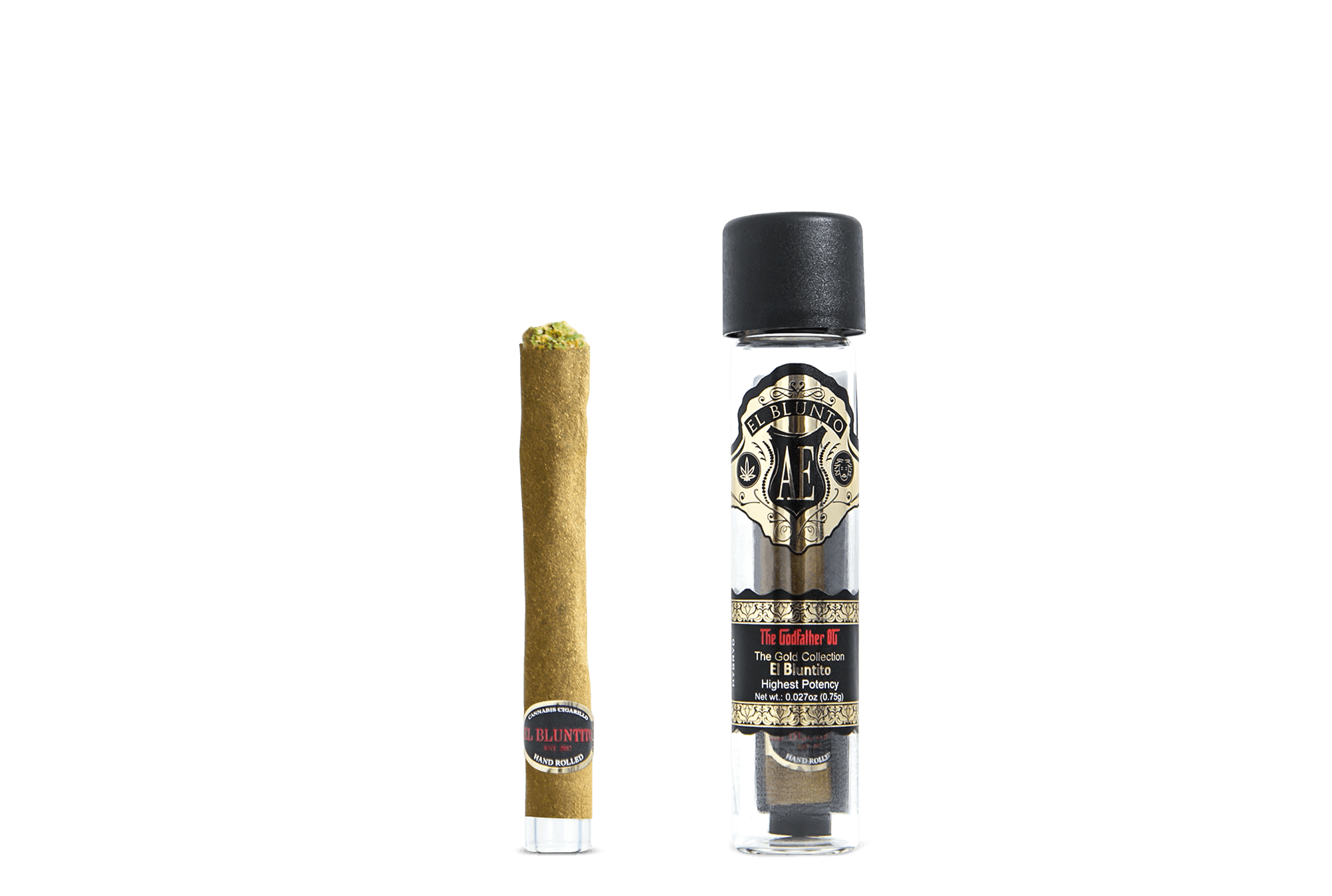 El Bluntito - The Godfather OG - .75G Cigarillo [Mini Blunt] - image 1