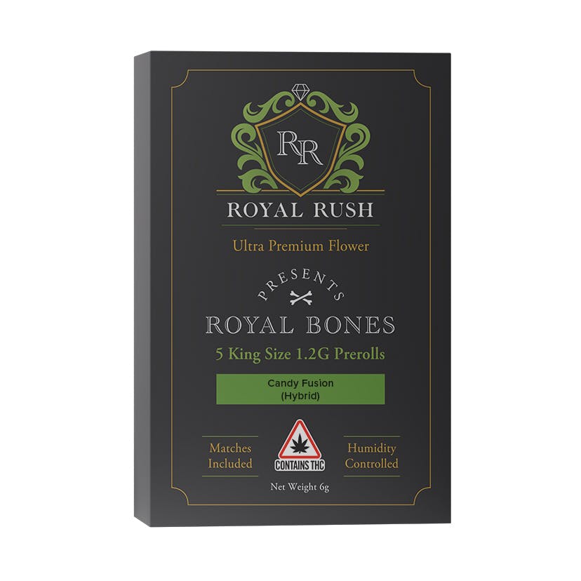 Royal Bones 1.2G Preroll - Candy Fusion (5 CT) - image 1
