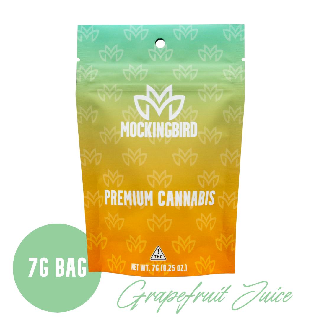Mockingbird Premium Flower: Grapefruit Juice 7g bag - image 1