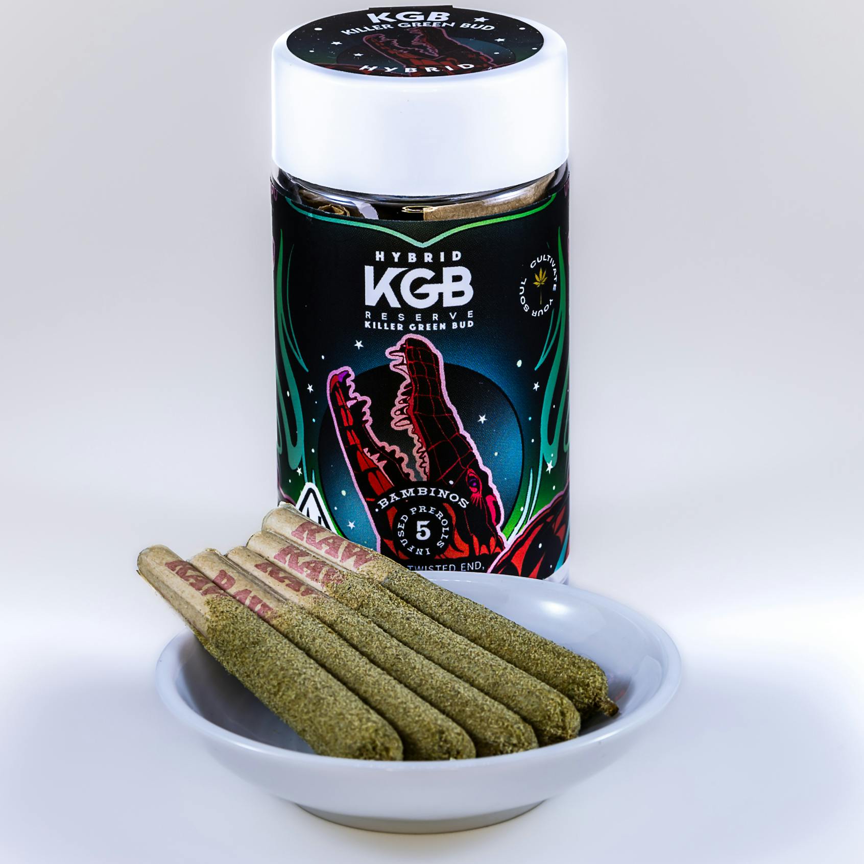 KGB RESERVE - BAMBINO 5 PACK - TROPICAL ZKITTLES - 2.5 GRAMS - image 1