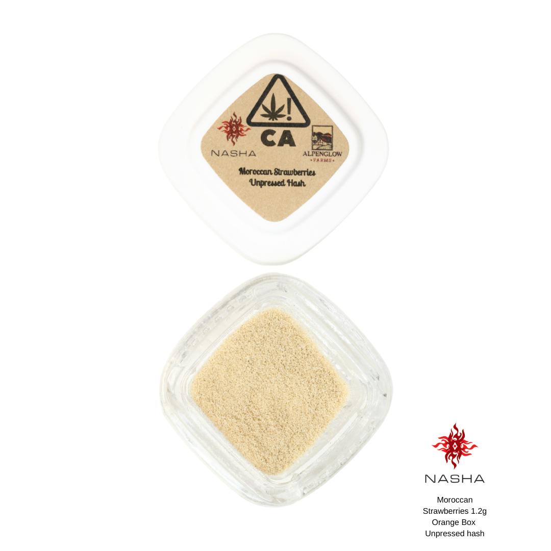 Moroccan Strawberries 1.2g Orange Unpressed Hash - image 4