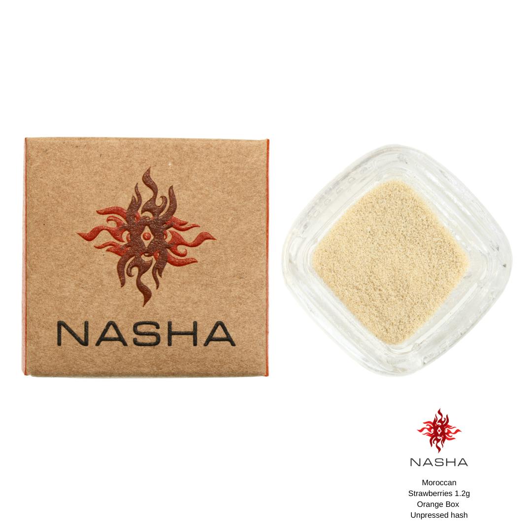 Moroccan Strawberries 1.2g Orange Unpressed Hash - image 2