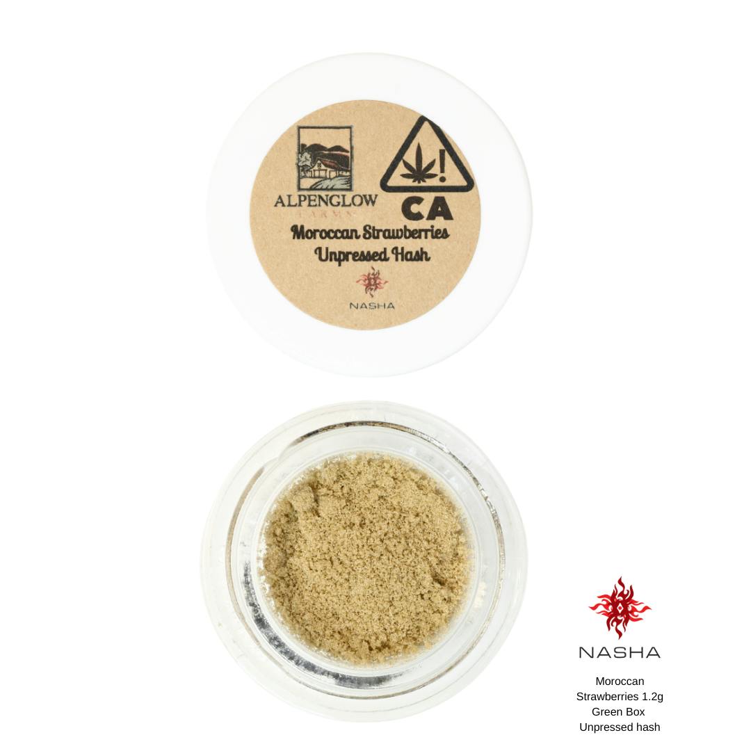 Moroccan Strawberries 1.2g Green Unpressed Hash - image 3