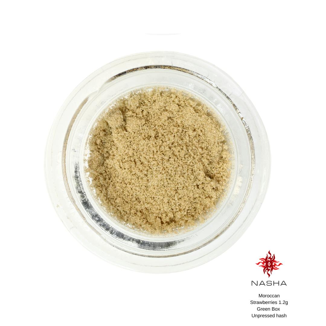 Moroccan Strawberries 1.2g Green Unpressed Hash - image 1