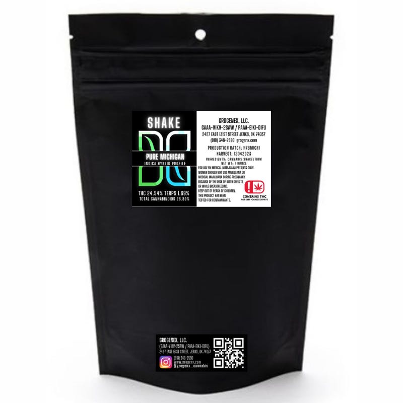 GroGenx - PRE-PACKAGED SHAKE - (1oz) - PURE MICHIGAN - image 2