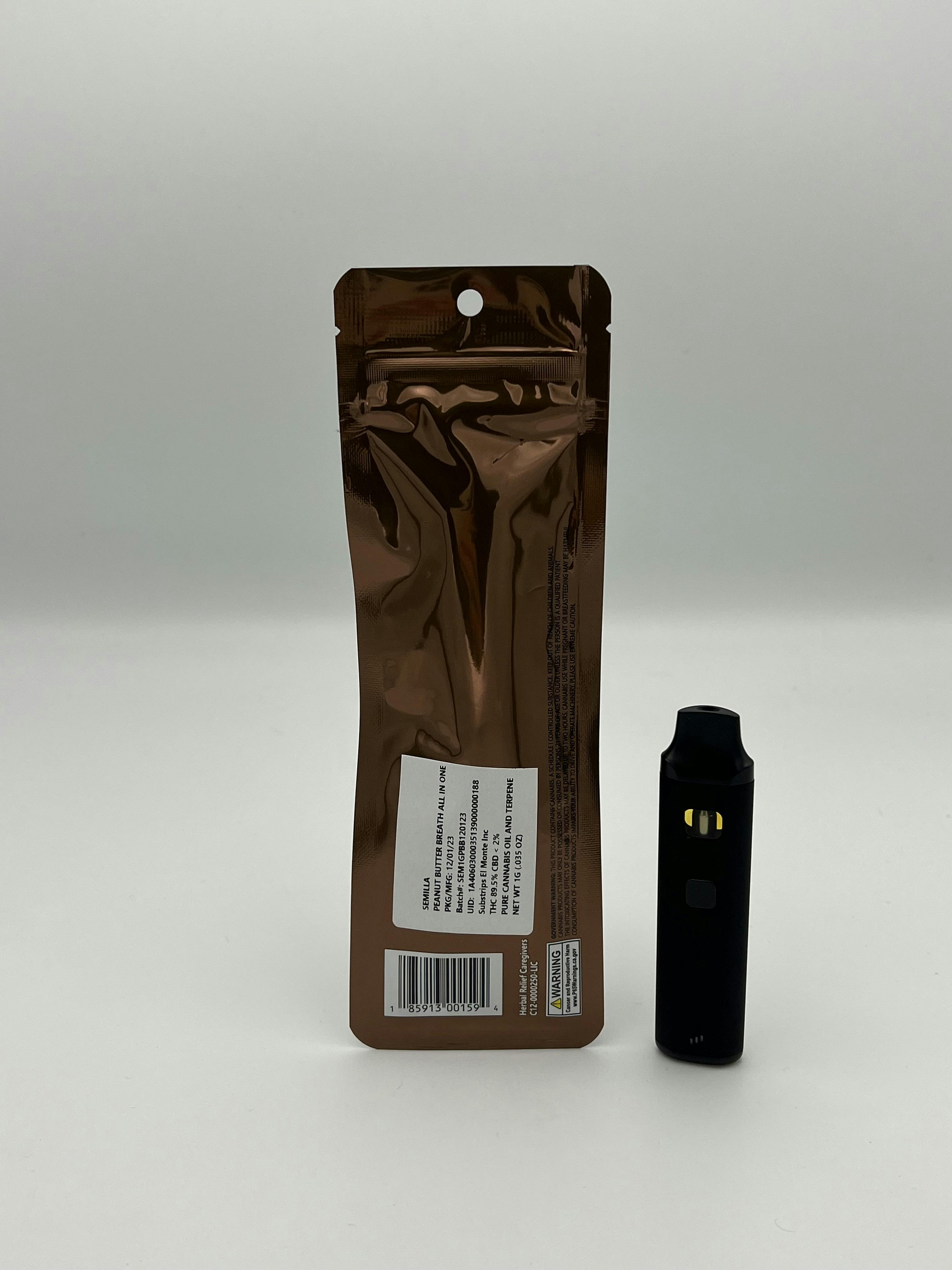 SWLA - Peanut Butter Breath 1g Disposable - image 1