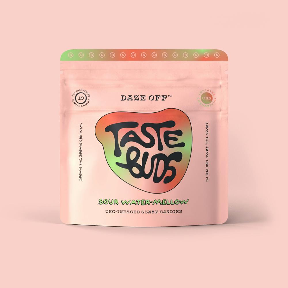 Sour Water-Mellow THC Infused Gummies [10 x 10mg] - image 1