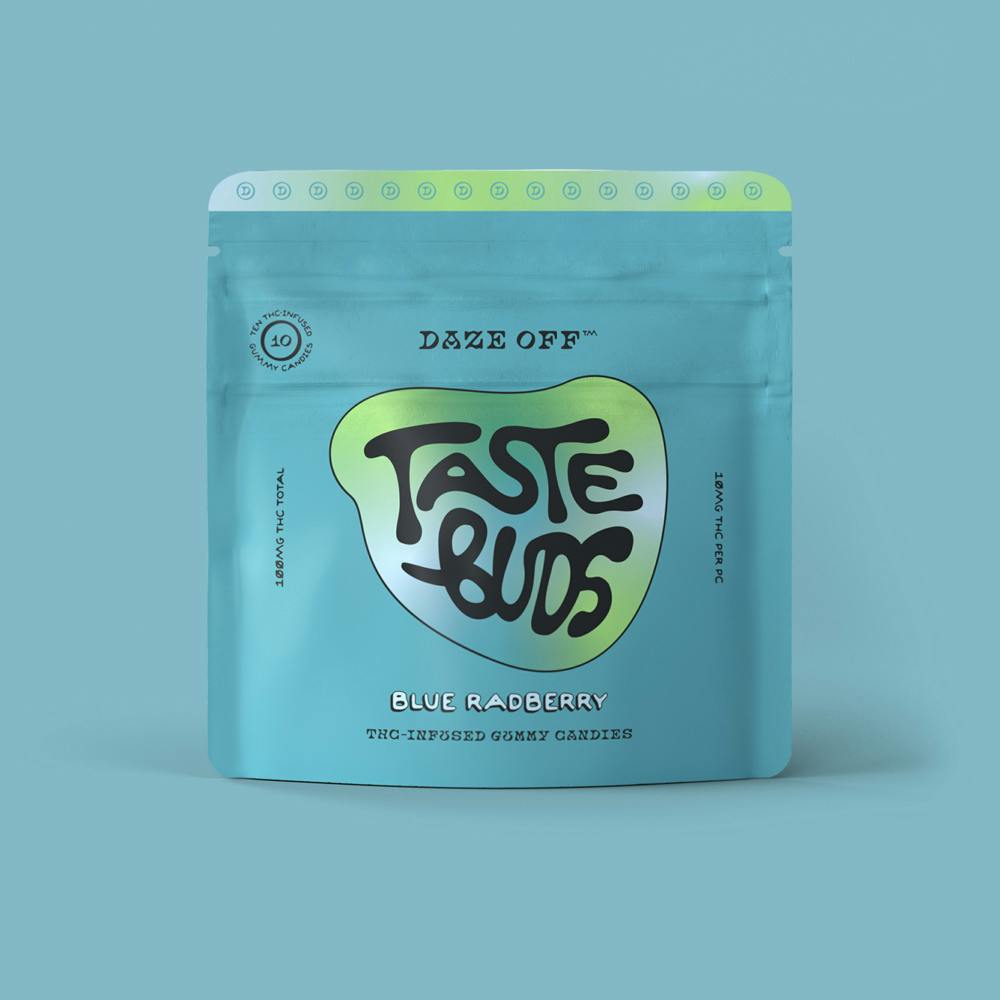 Blue Radberry THC Infused Gummies [10 x 10mg] - image 1