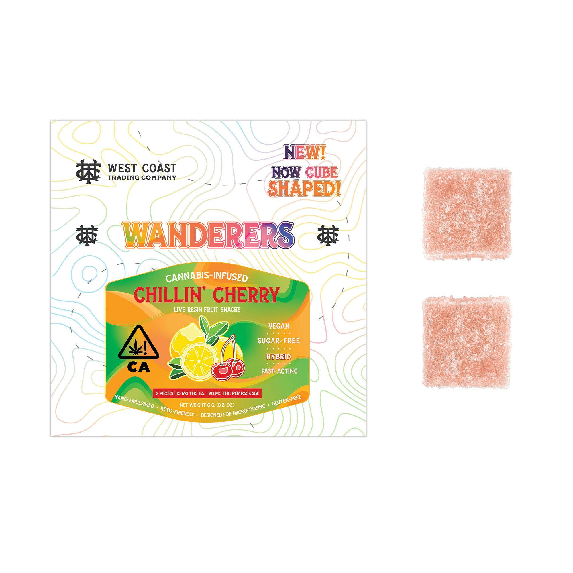 Wanderers Sugar-Free Vegan Gummies | Chillin' Cherry | 2ct - image 1