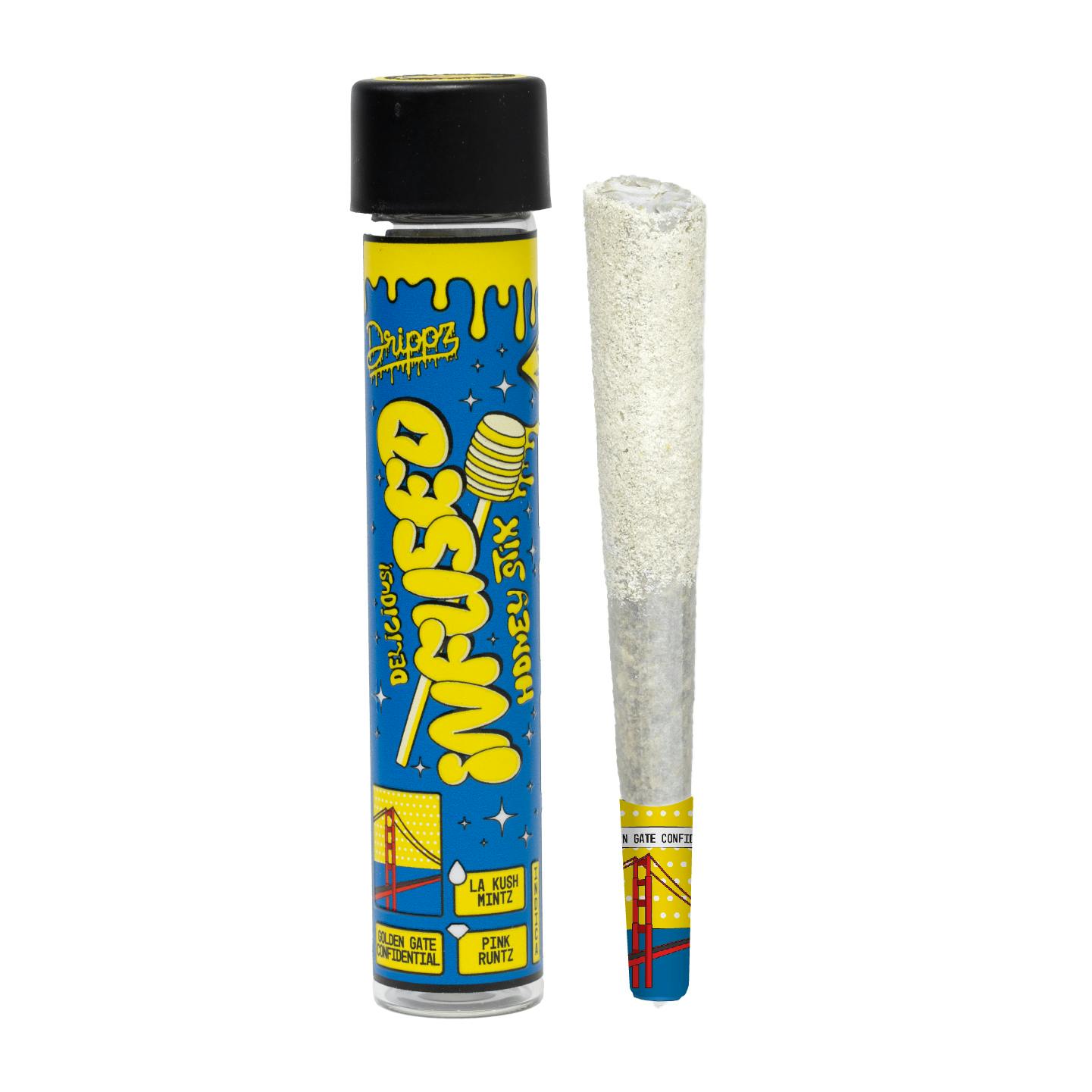 Drippz Honey Stix - Golden Gate Confidential - 1.1g Infused Pre-Roll - image 1