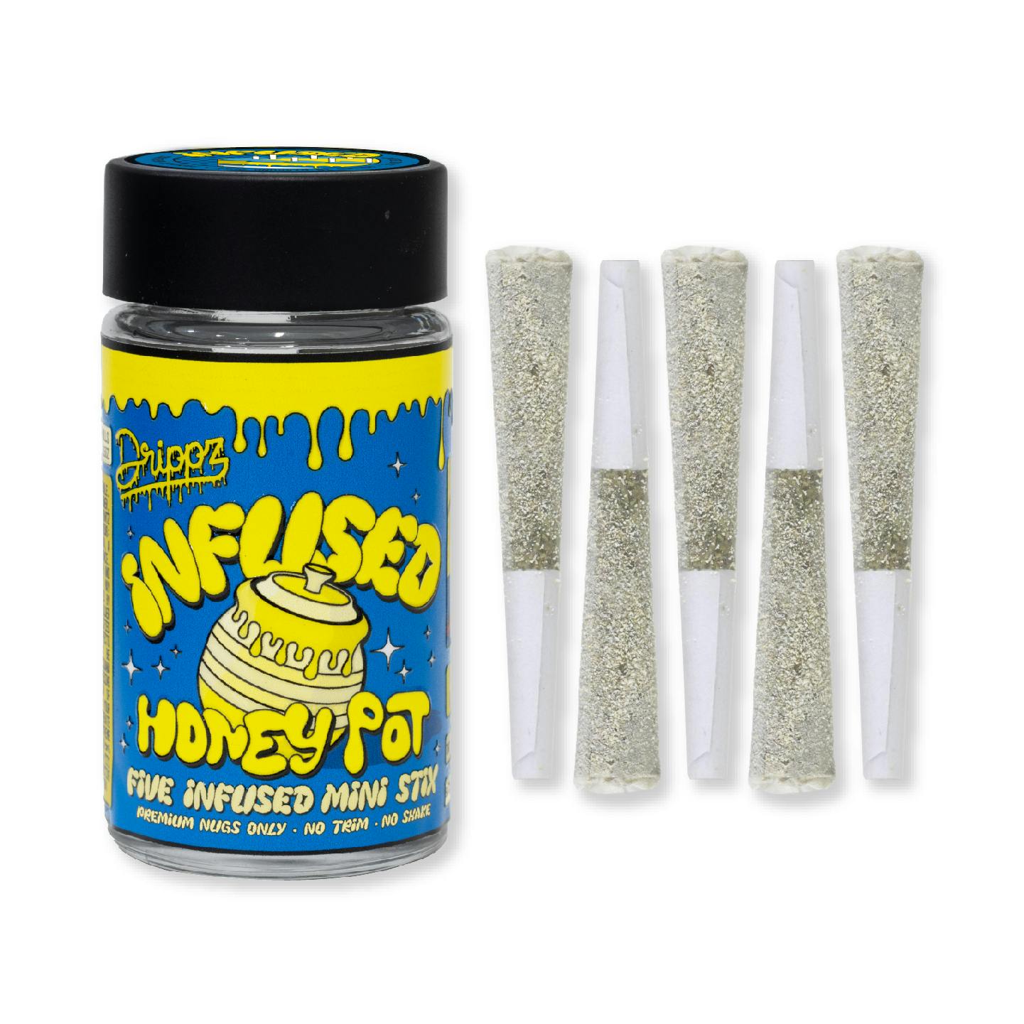 Drippz Honey Pot - Birthday Cake - 3.25g Infused 5pk Pre-Rolls - image 1