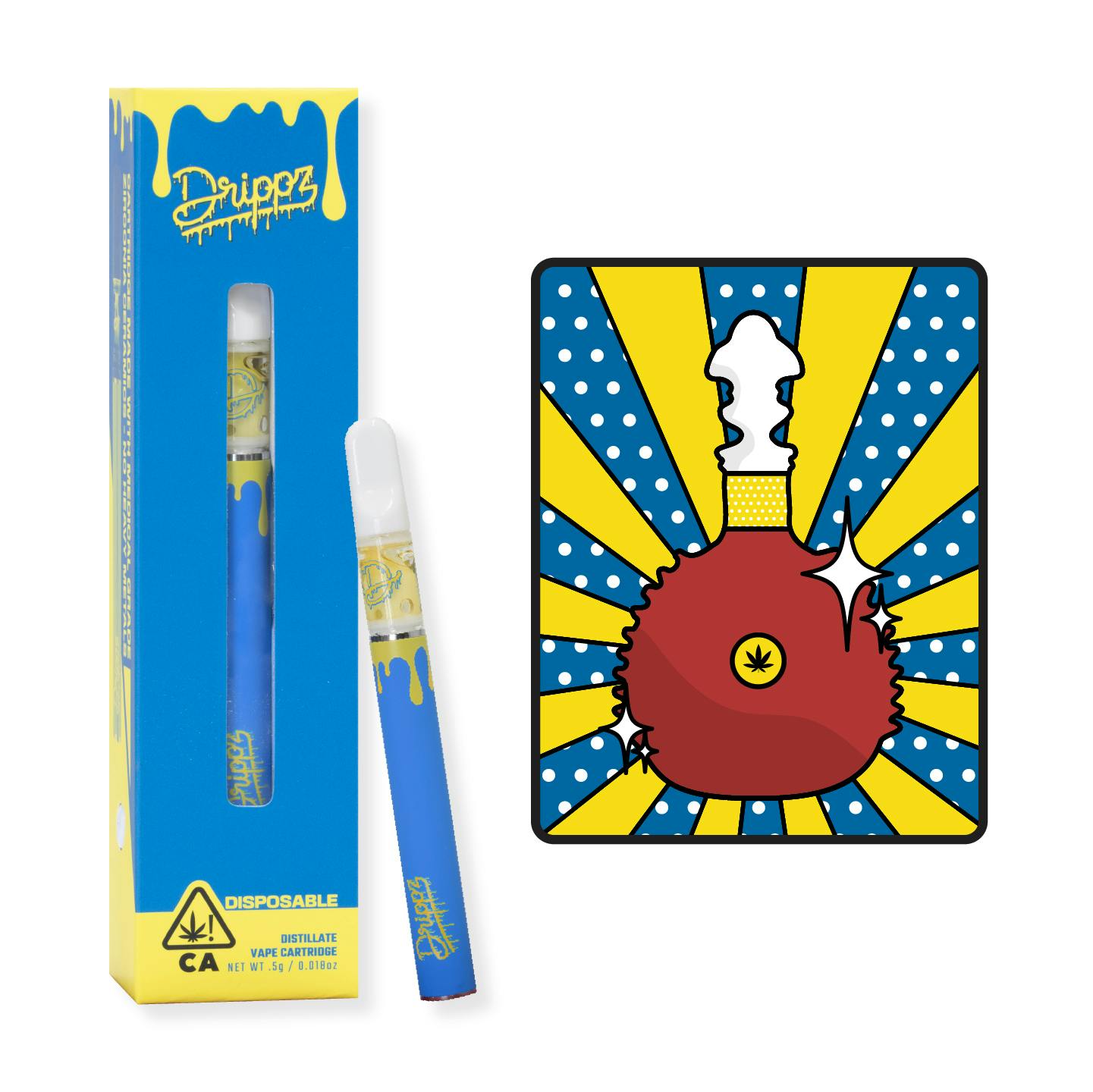 Drippz disposable vape - King Louis XIII - .5g - image 1