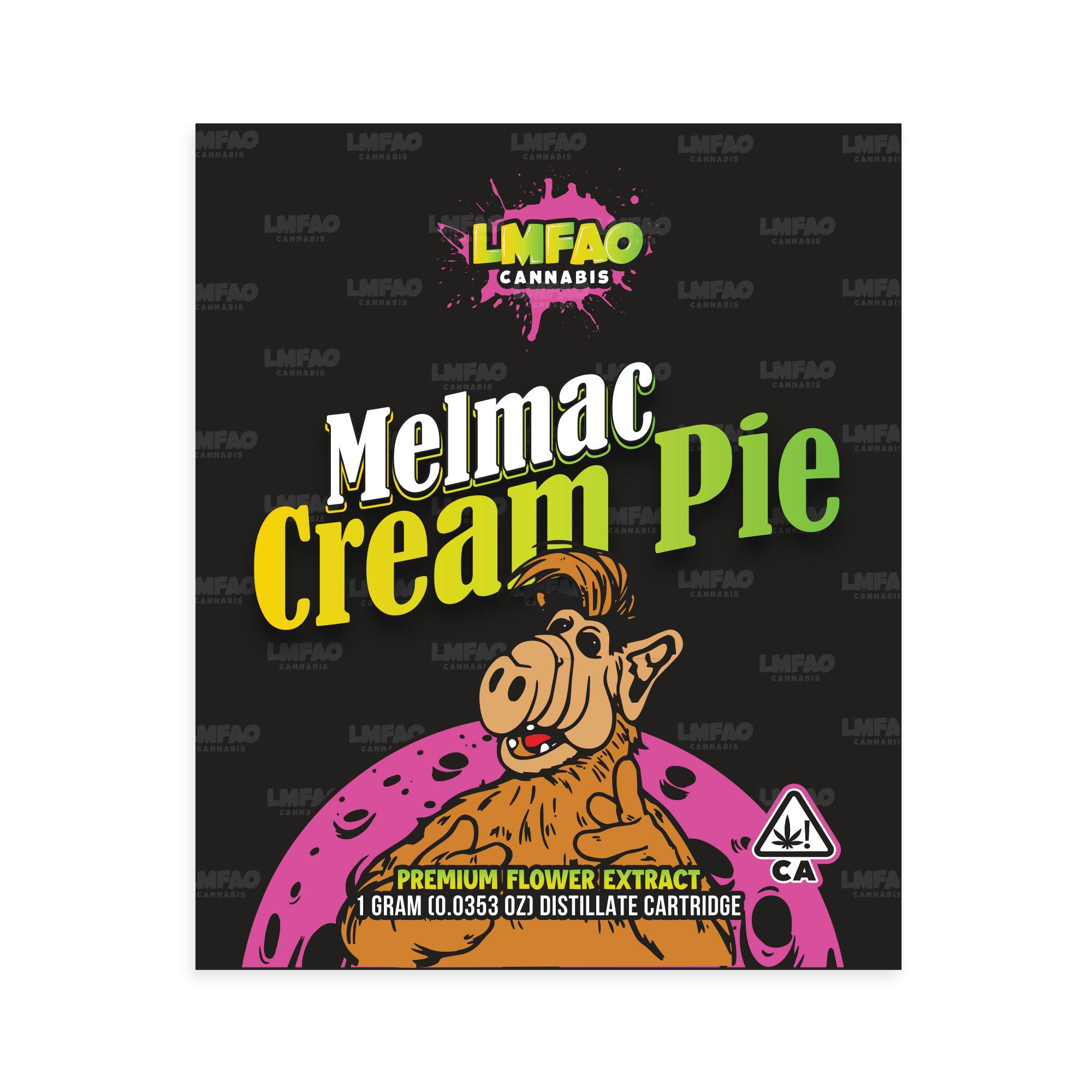 Melmac Cream Pie 1g Distillate Cartridge - image 1