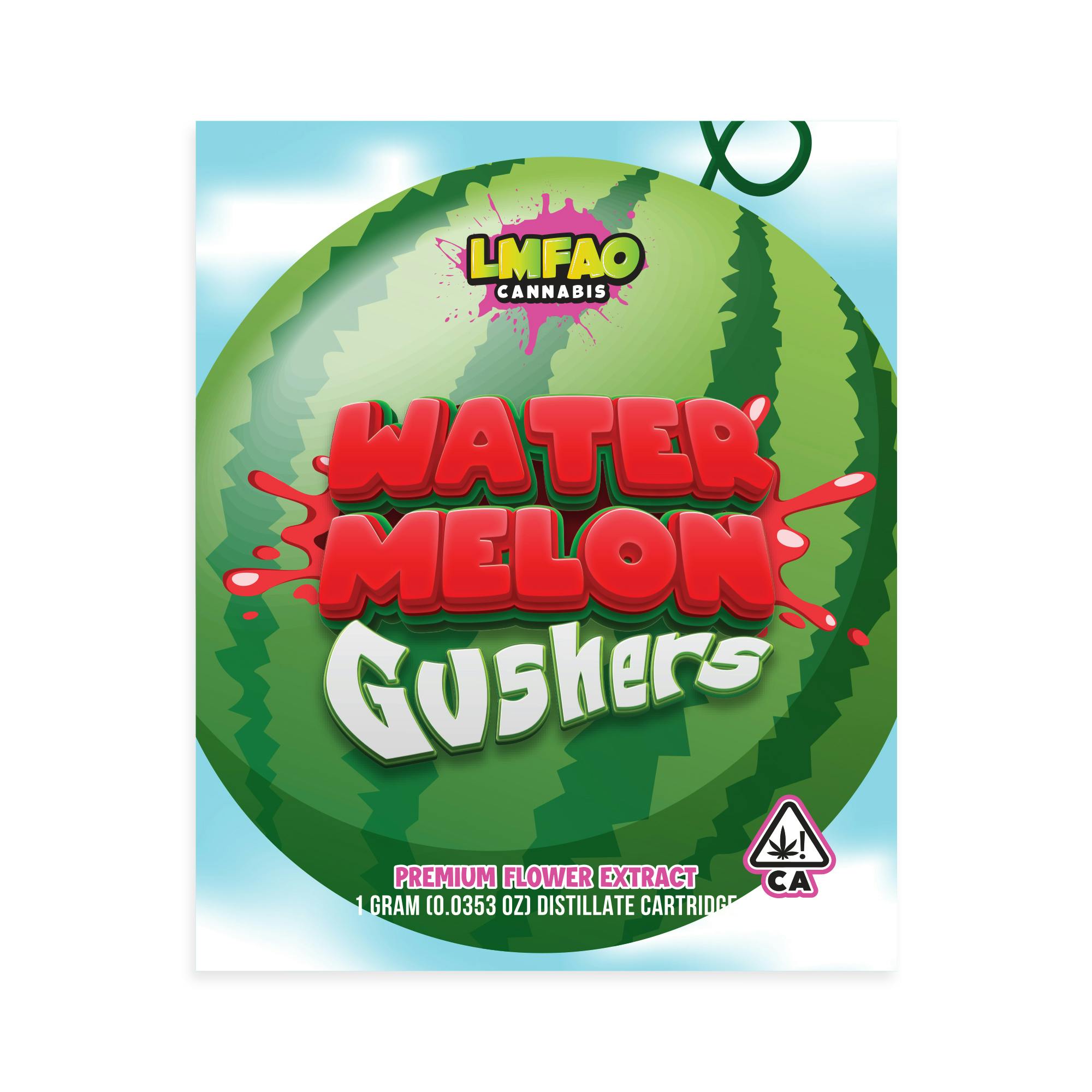 Watermelon Gushers 1g Distillate Cartridge - image 1