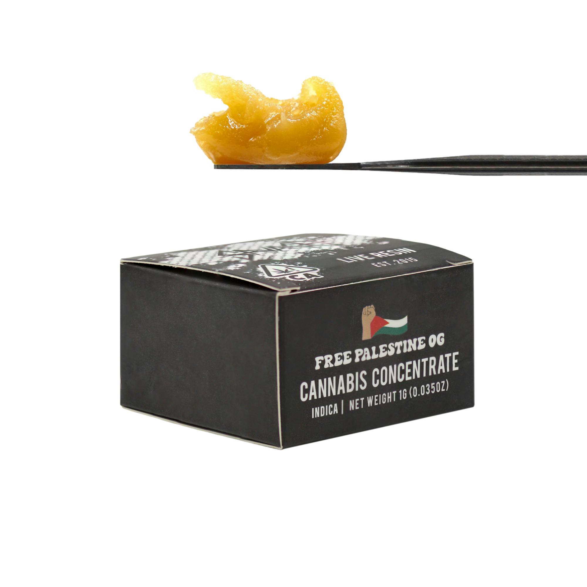 Free Palestine OG 1g Live Resin Sugar - image 1