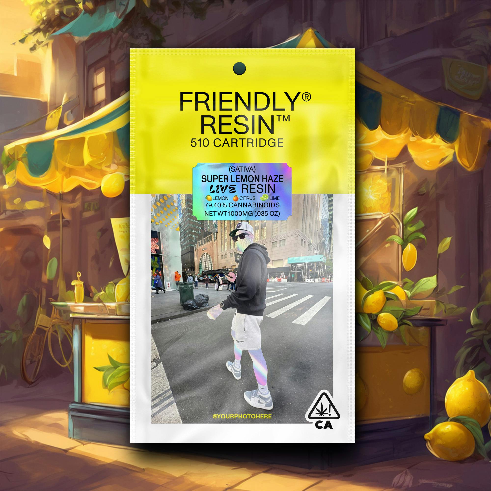Super Lemon Haze 1g Live Resin Cartridge - image 1