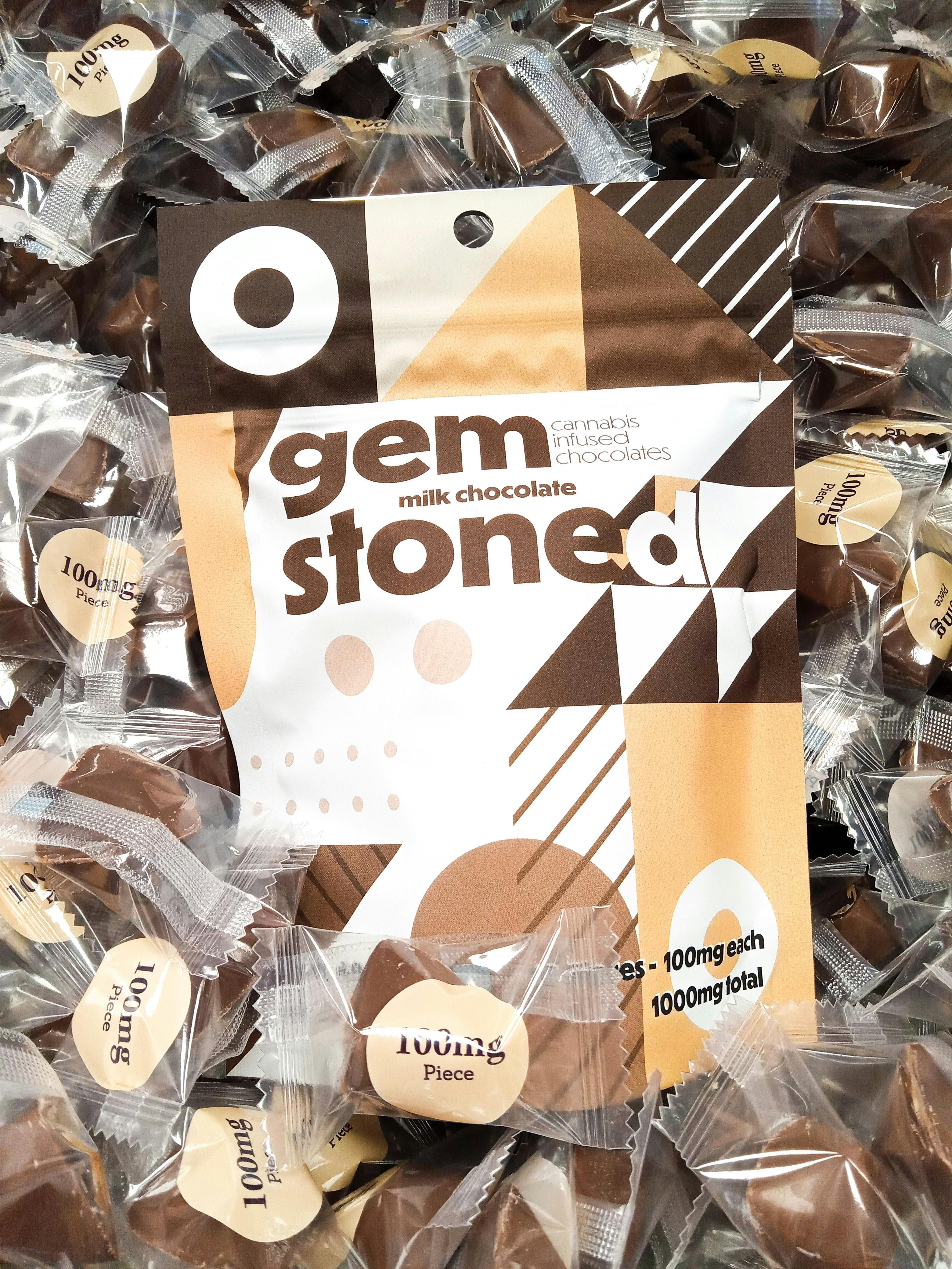 Gem Stoned Milk Chocolate - 1000mg - image 1